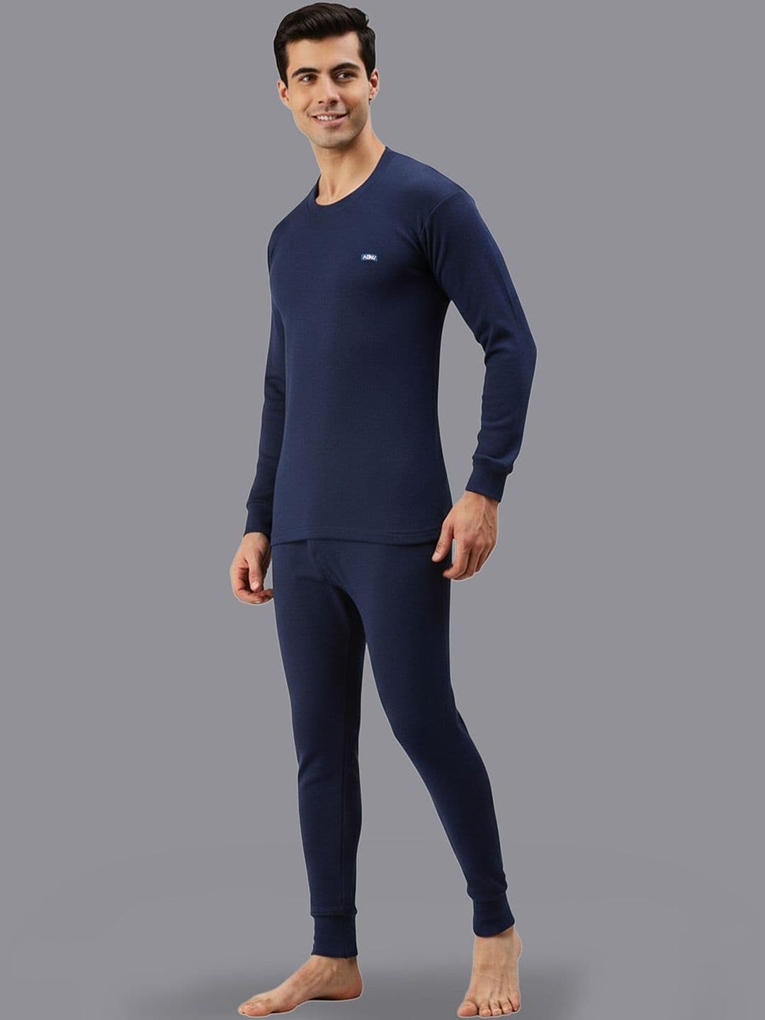 AMUL COMFY Men Kashmira Cotton Round Neck Thermal Top - view 1