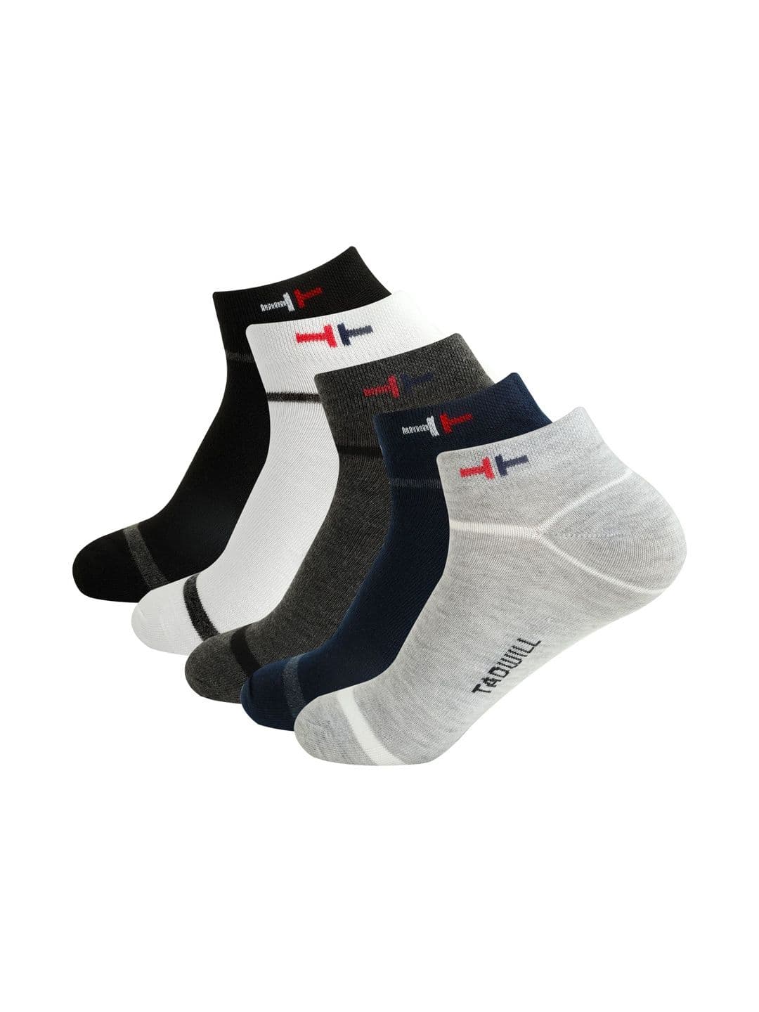 TADWILL Men Pack Of 5 Ankle-Length Socks - view 1