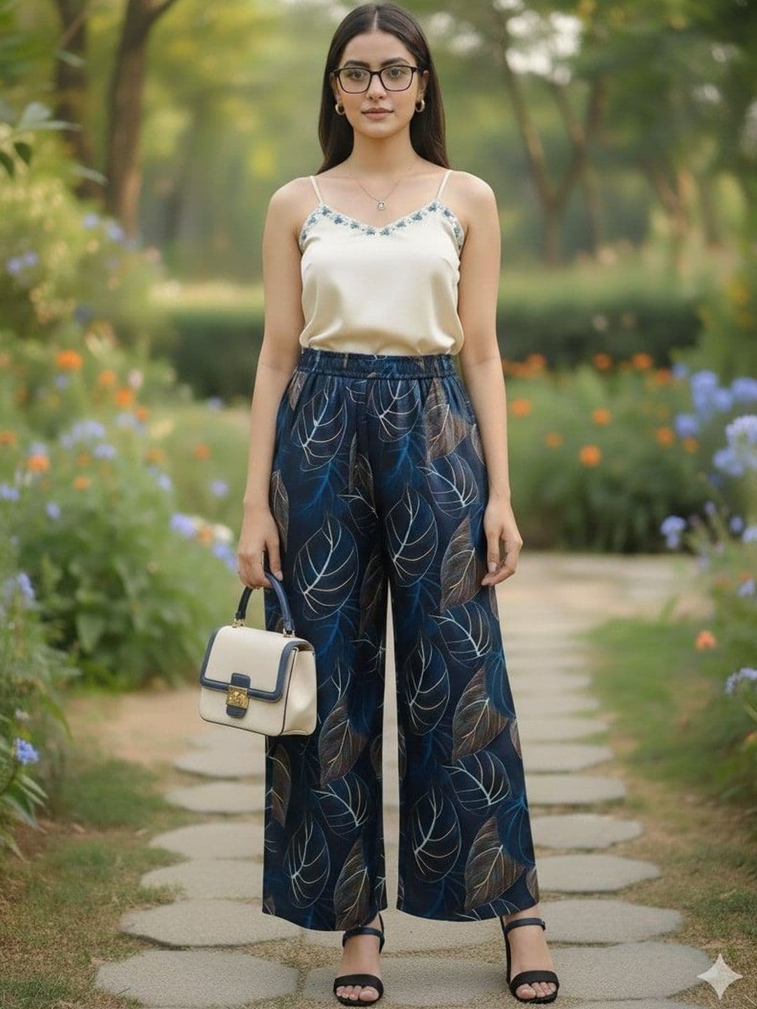 Vagisha Women Floral Printed Palazzos - view 1
