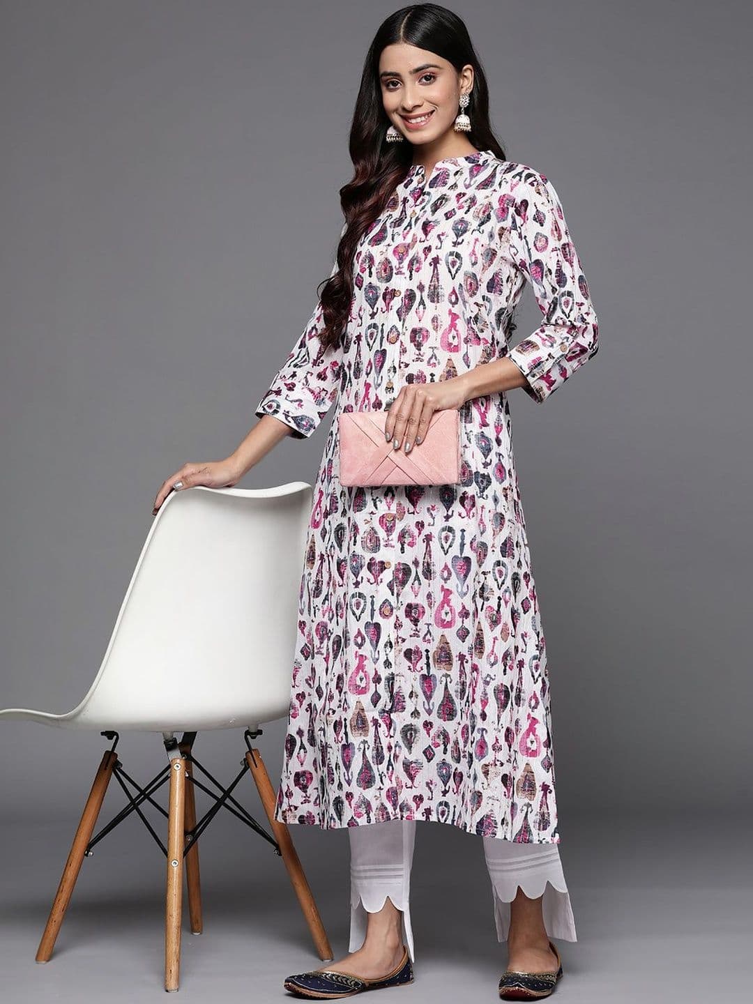 KALINI Women Printed Kurta - view 1