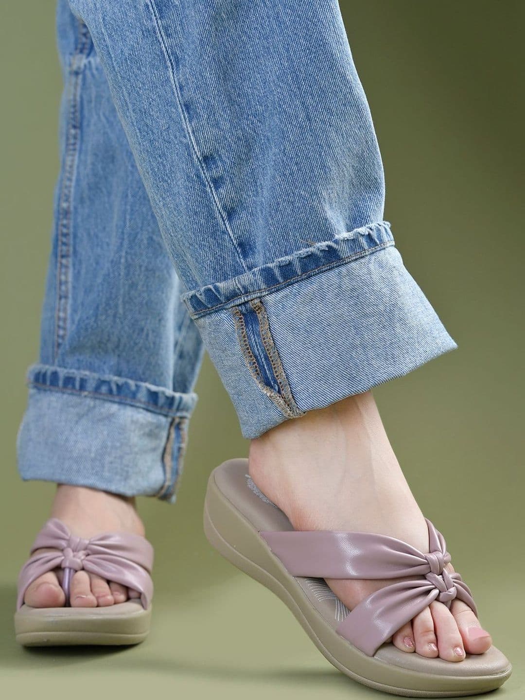 SZN Wedge Sandals with Bows - view 1