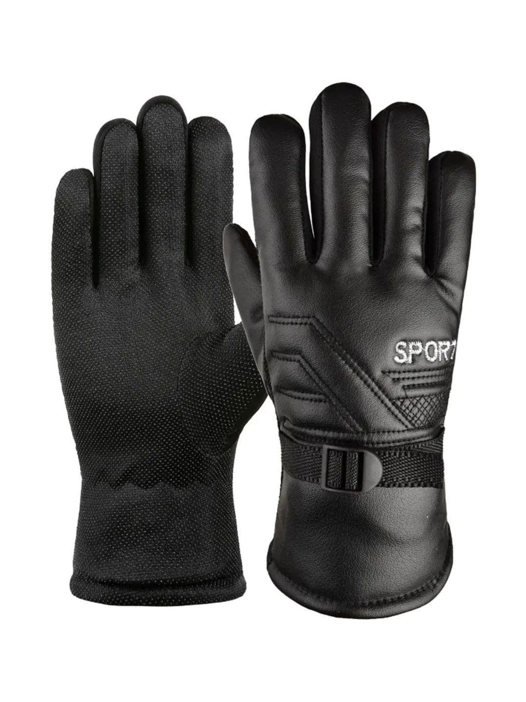 Infispace Unisex Leather Winter Gloves - view 1