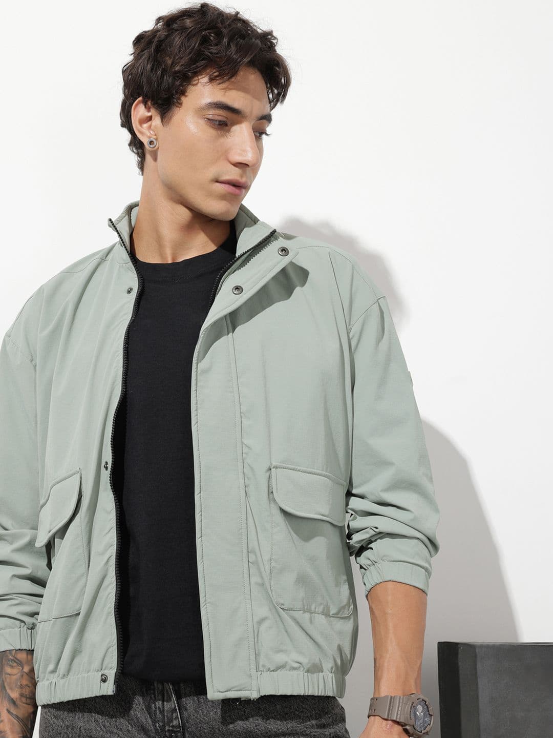 The Roadster Life Co. Mock Collar Tailored Jacket - view 1