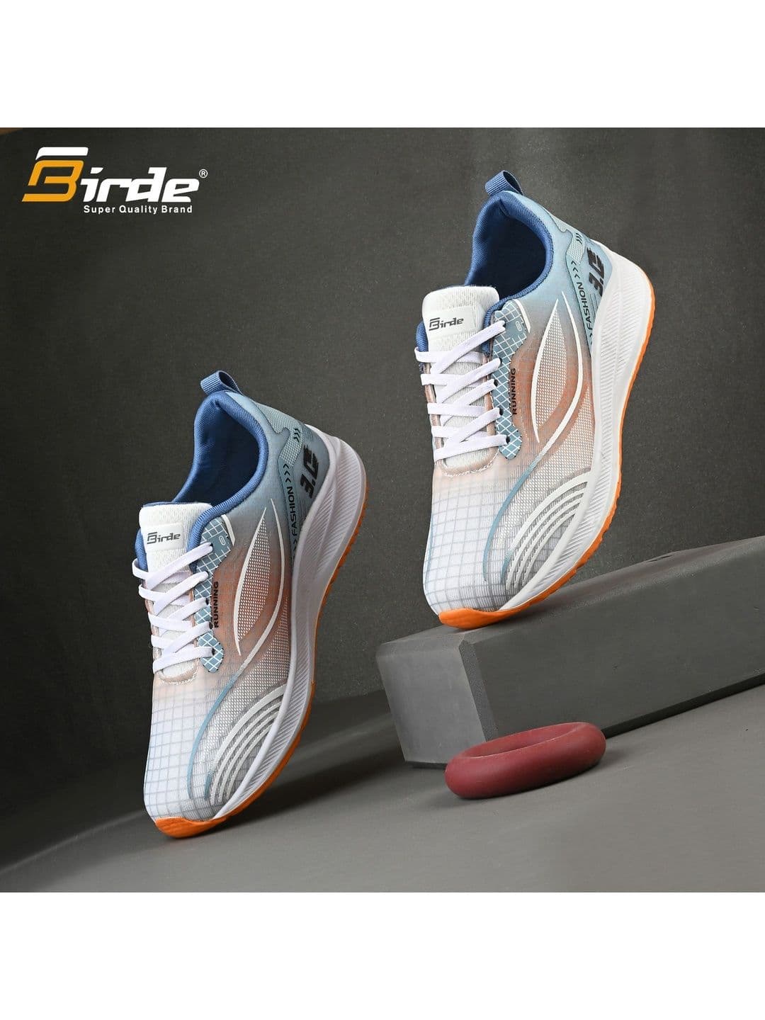 BIRDE Men Mesh Running Non-Marking Shoes - view 1