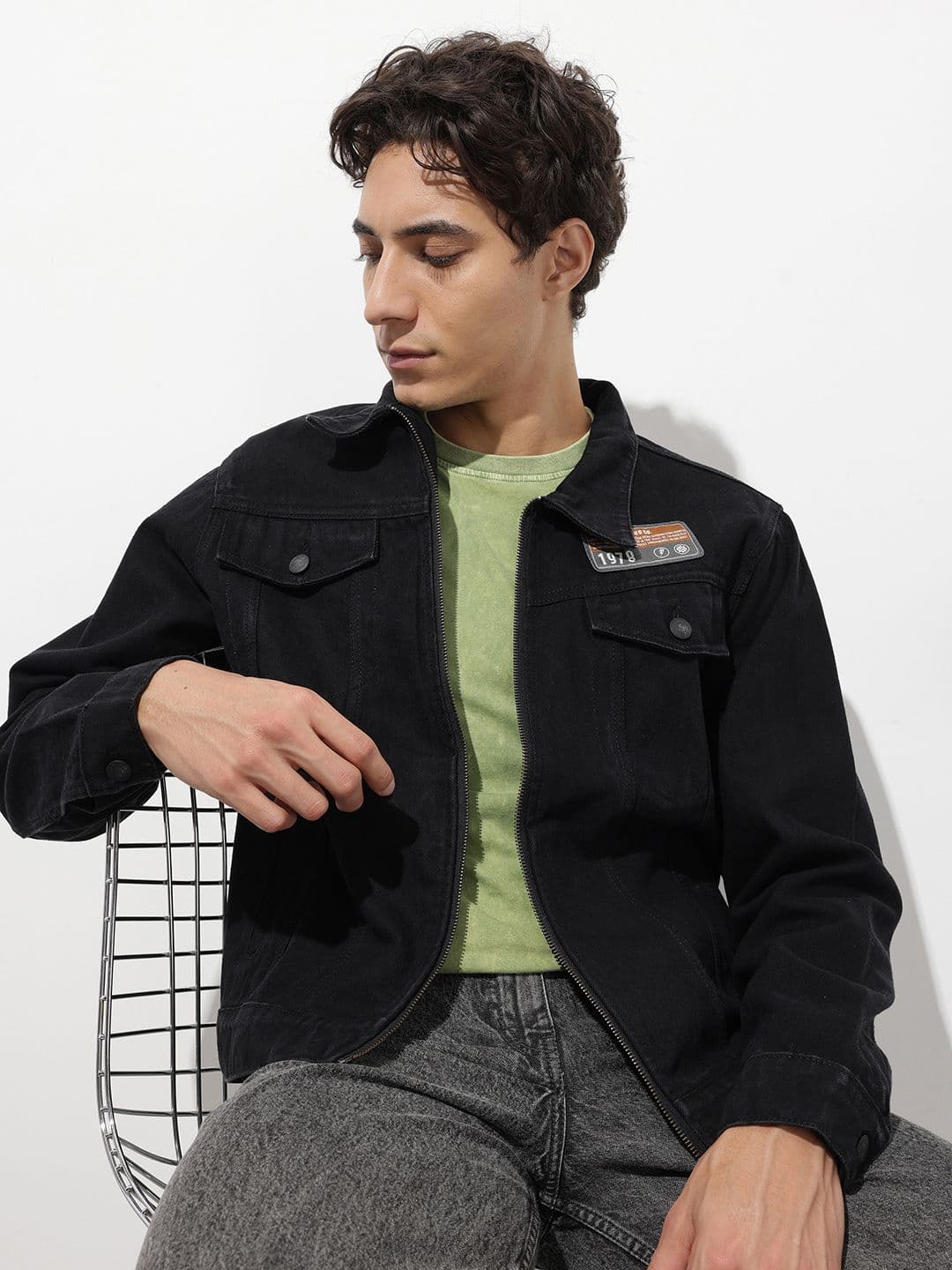 The Roadster Life Co. Applique Detail Pure Cotton Denim Jacket - view 1