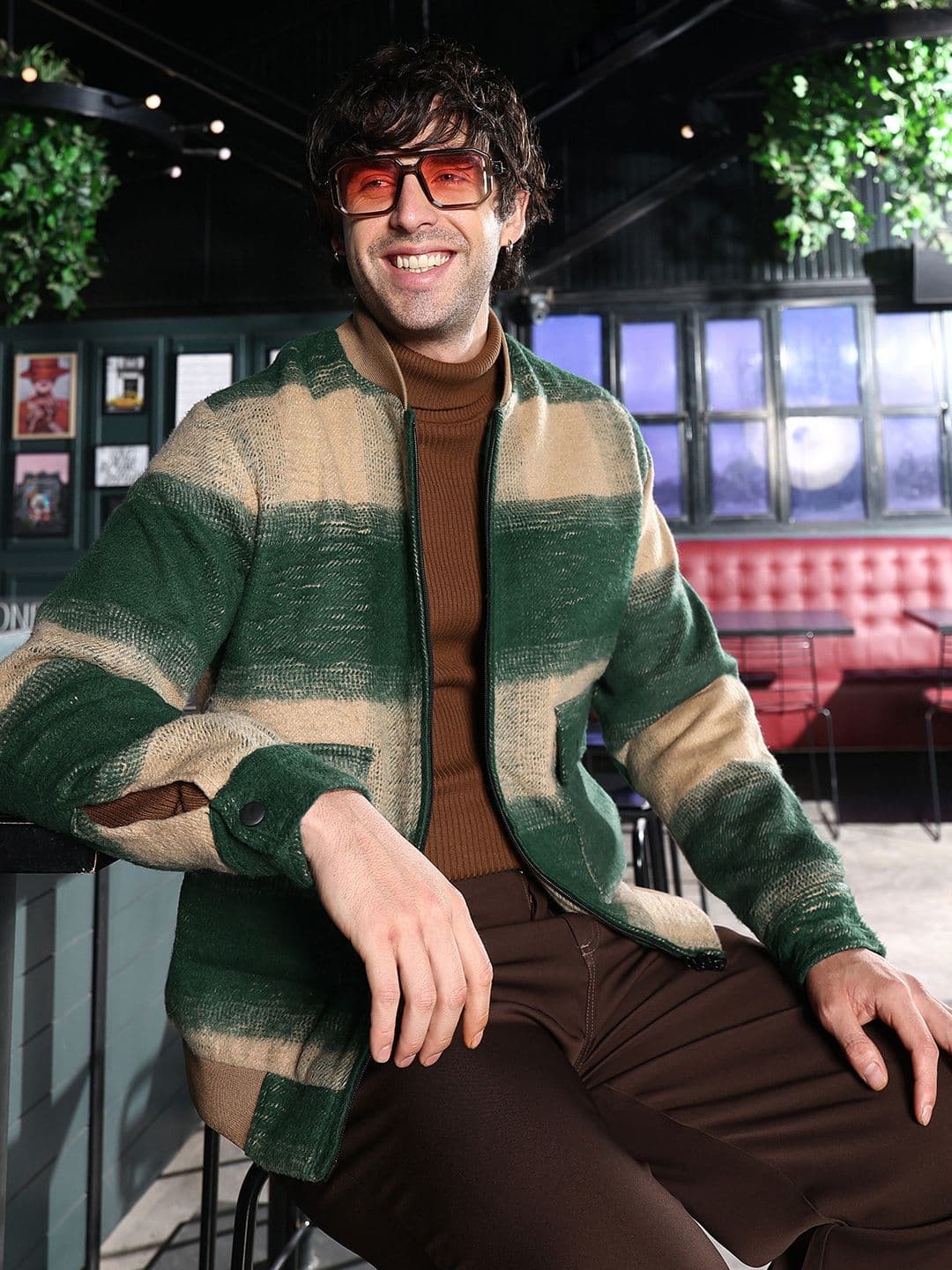 CAHOOT Men Checked Lightweight Bomber Jacket - view 1