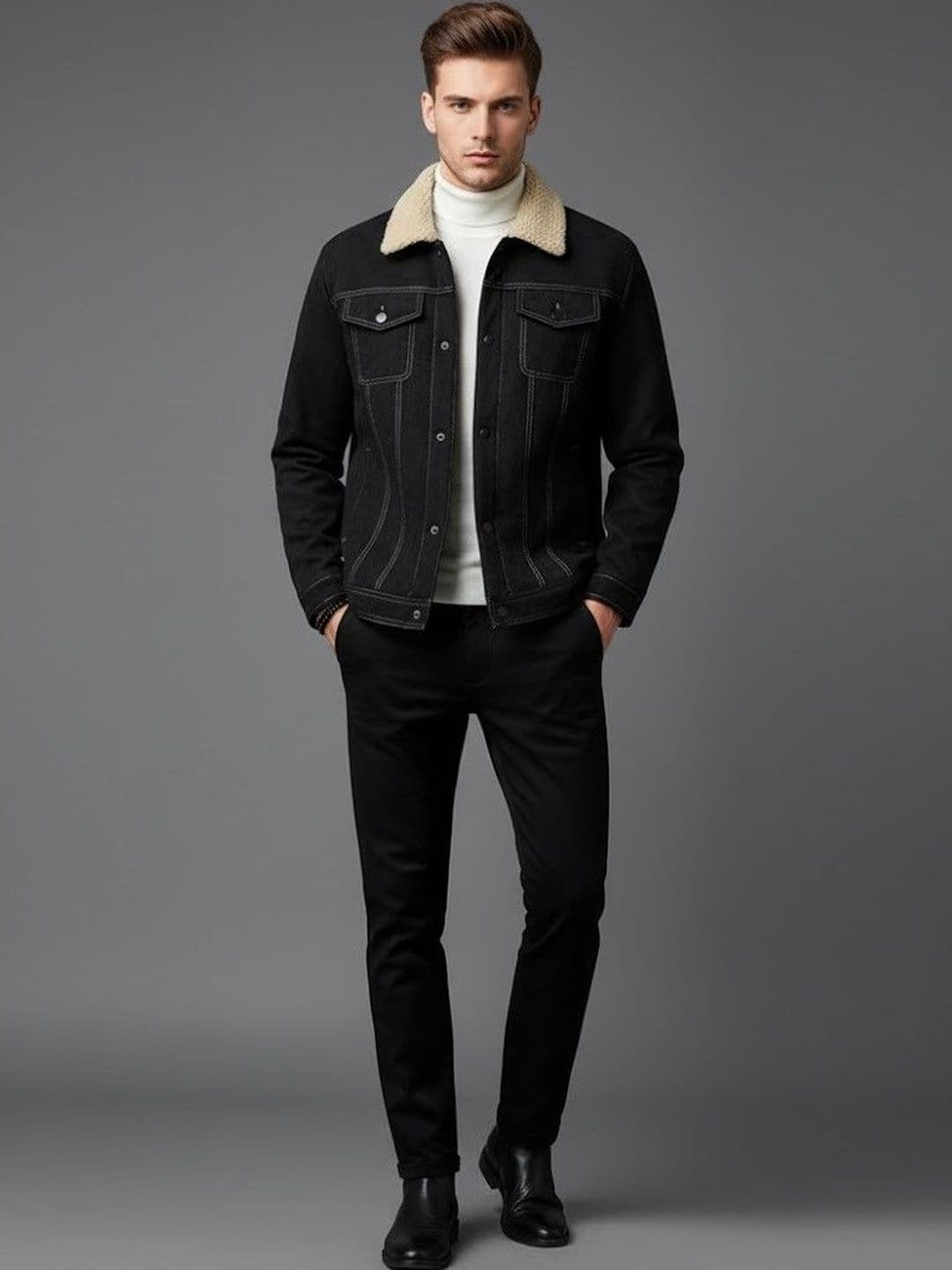 Mast & Harbour Men Denim Jacket - view 1