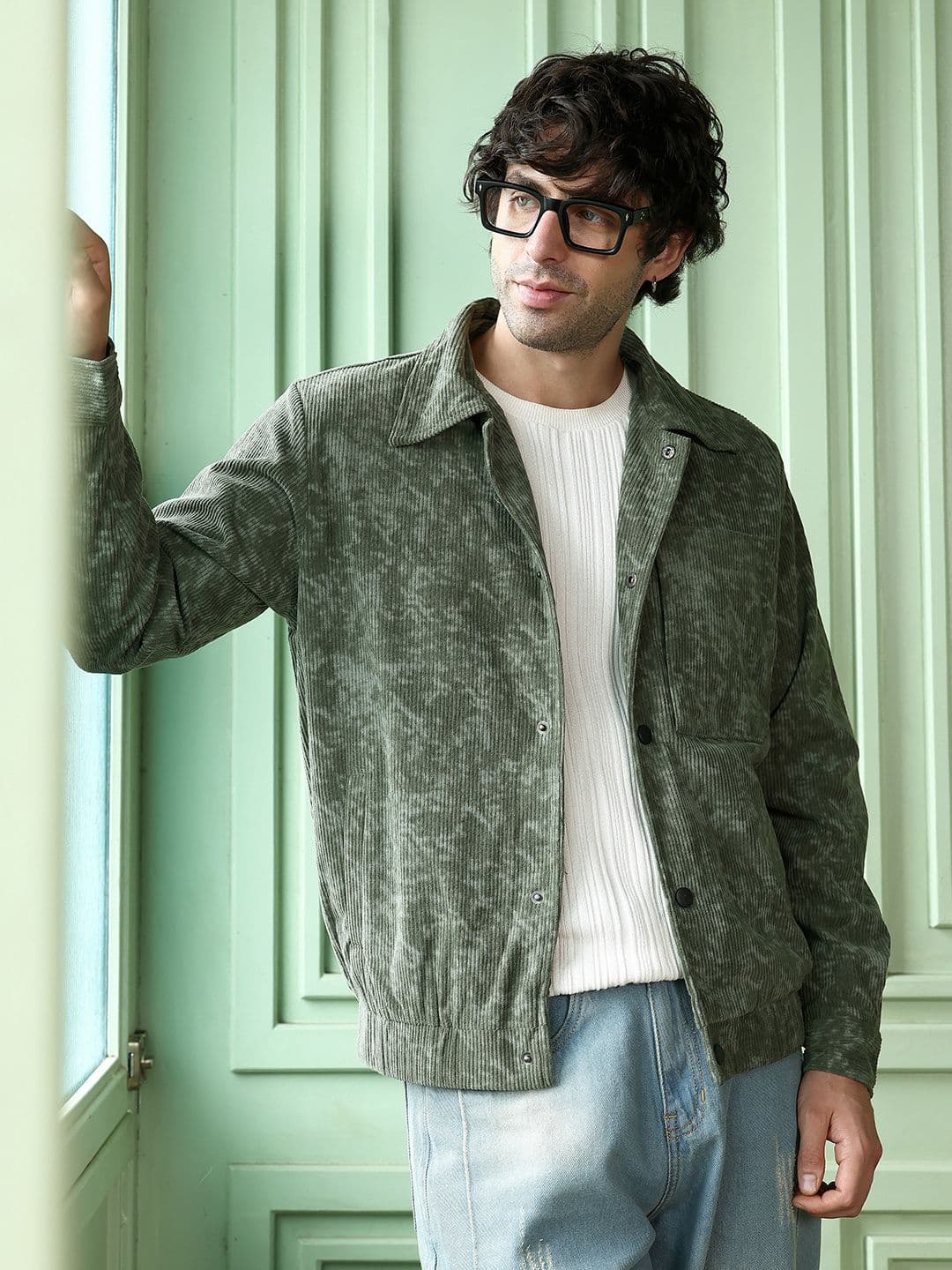 CAHOOT Men Corduroy Lightweight Bomber Jacket - view 1