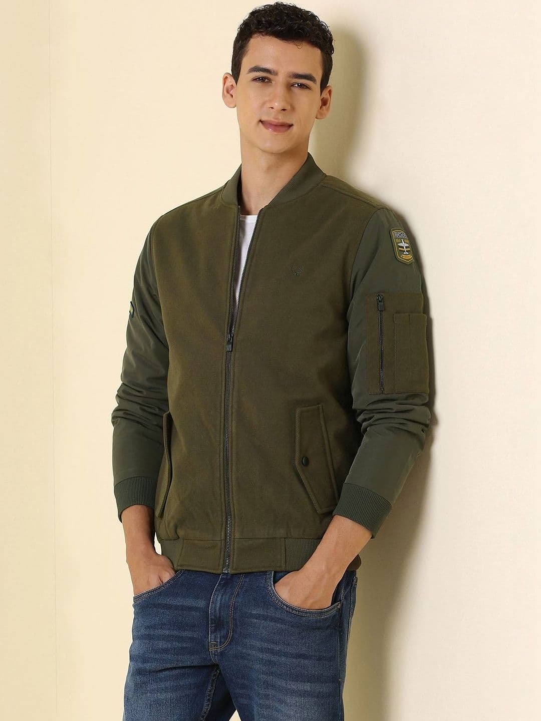 Allen Solly Men Bomber Jacket - view 1