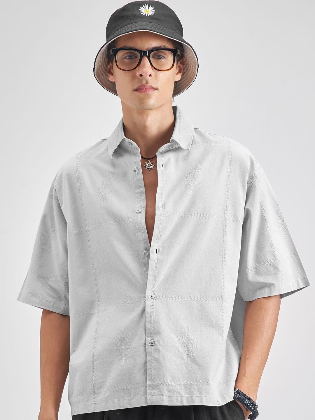 HIGHLANDER Men Boxy Casual Shirt - view 1