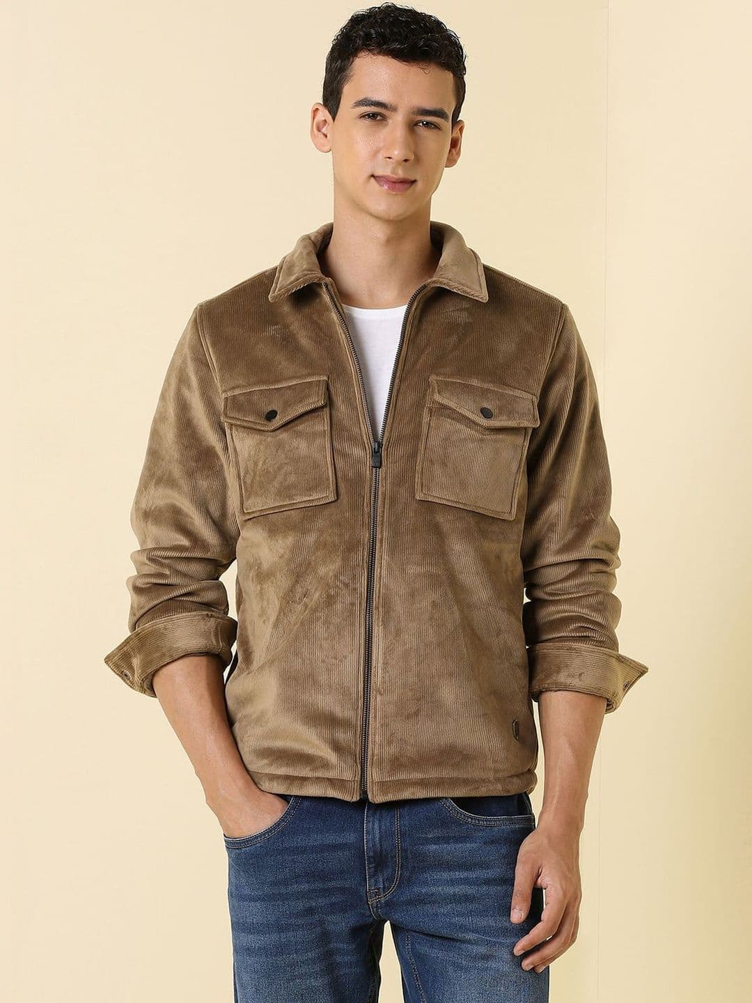 Allen Solly Men Open Front Jacket - view 1