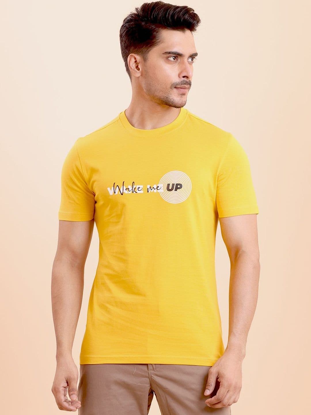 berry blues Men Typography Printed T-shirt - view 1