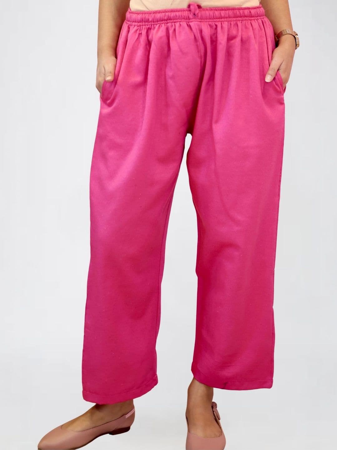 myplusfashion Women Plus Size Fit Wide Leg Ethnic Palazzos - view 1
