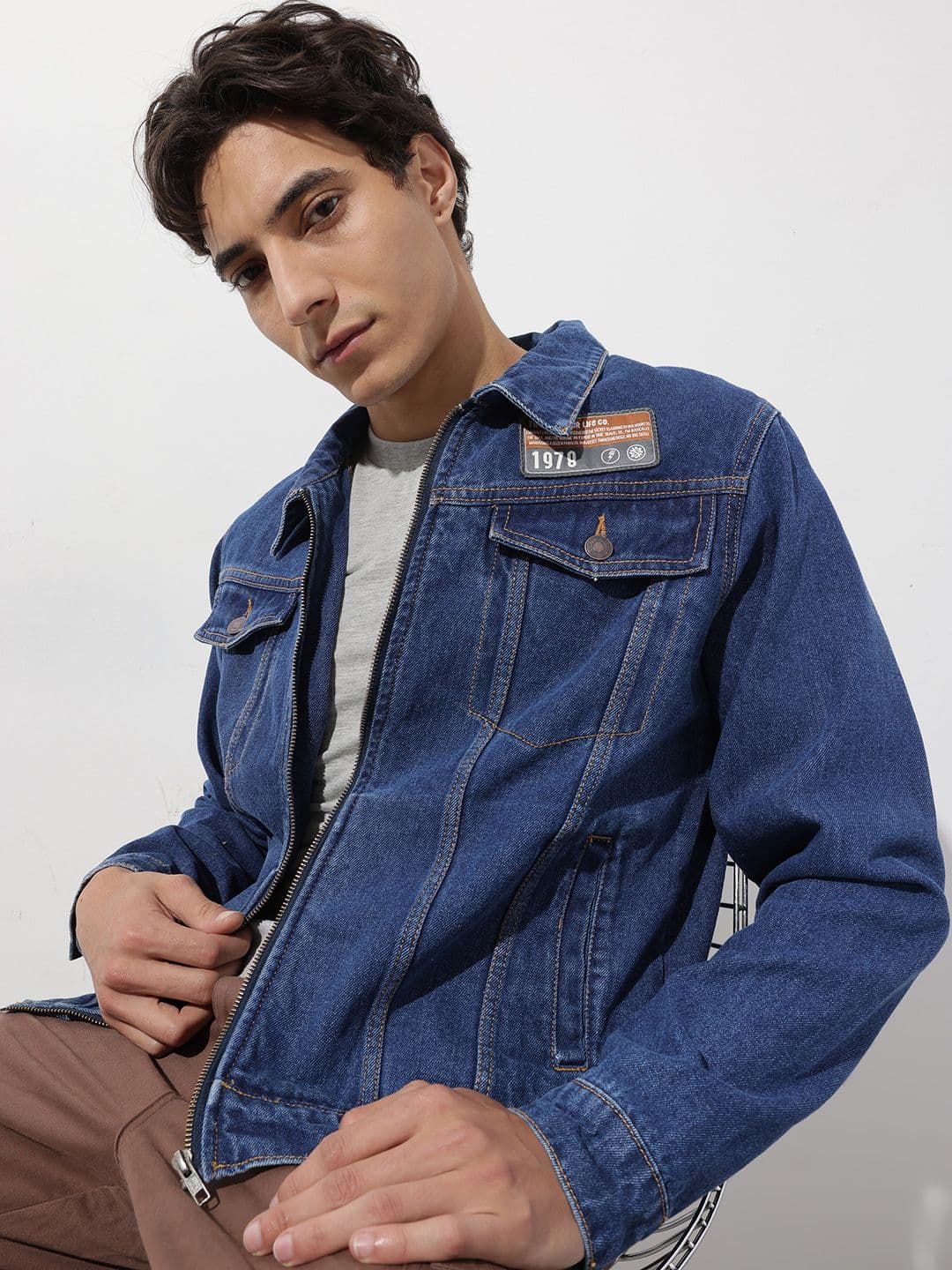 The Roadster Life Co. Pure Cotton Denim Jacket - view 1