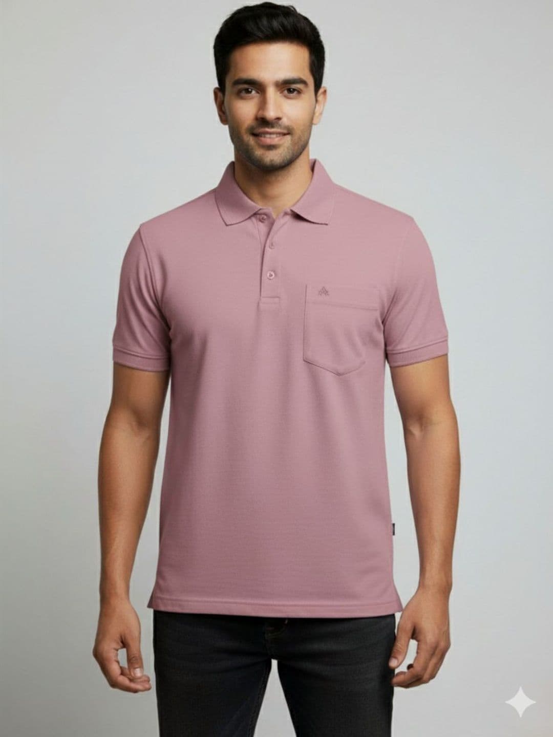 AWIBE Men Polo Collar Pockets T-shirt - view 1