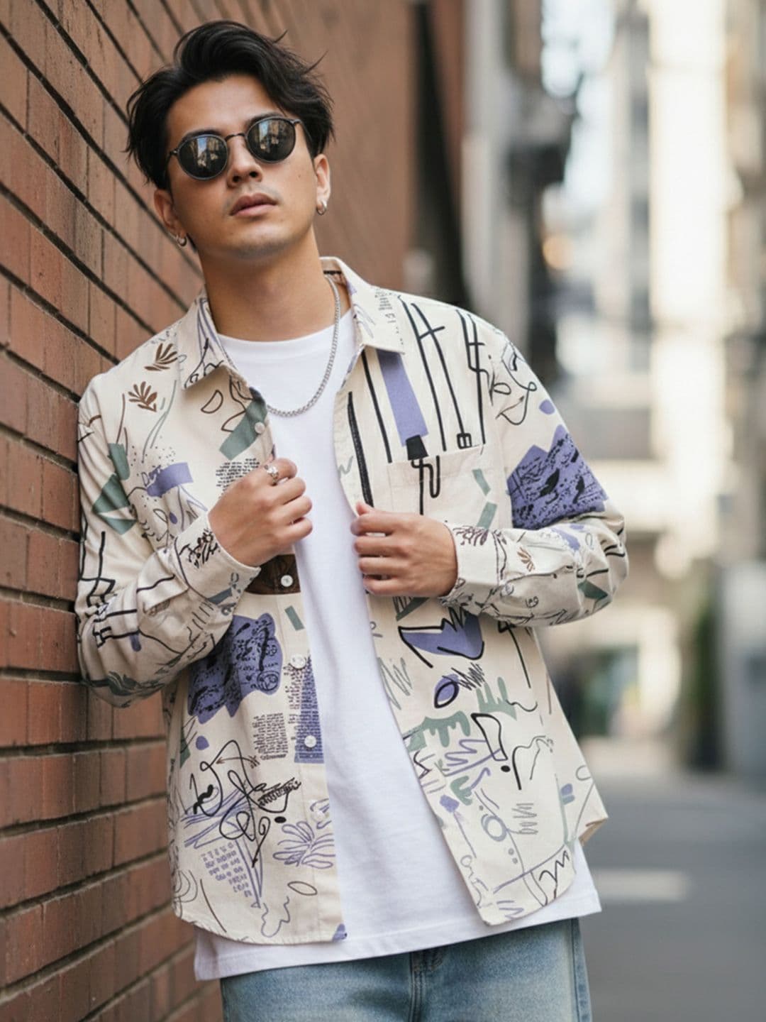 StyleCast Men Graphic Printed Casual Shirt - view 1