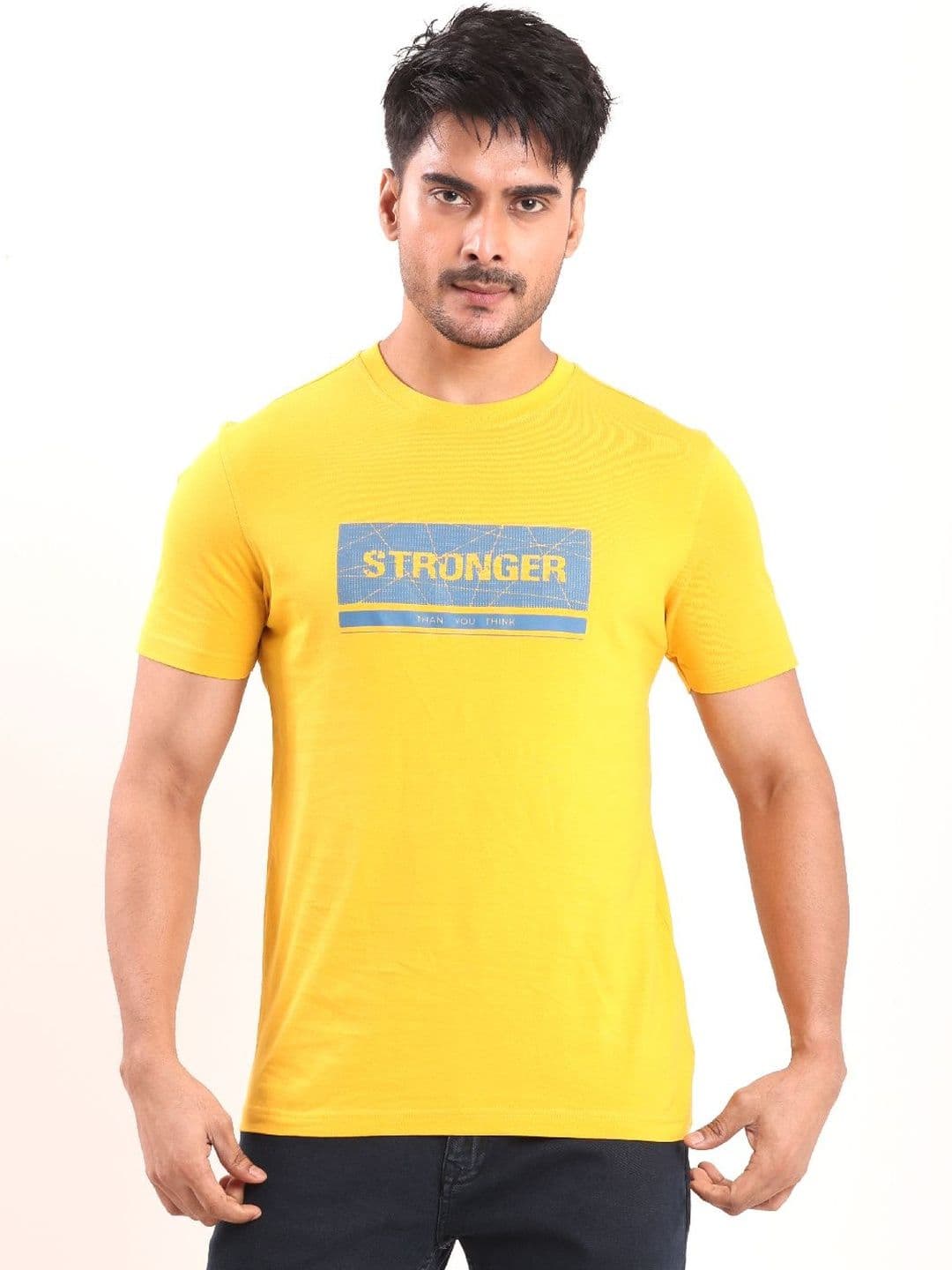 berry blues Men Typography Printed T-shirt - view 1