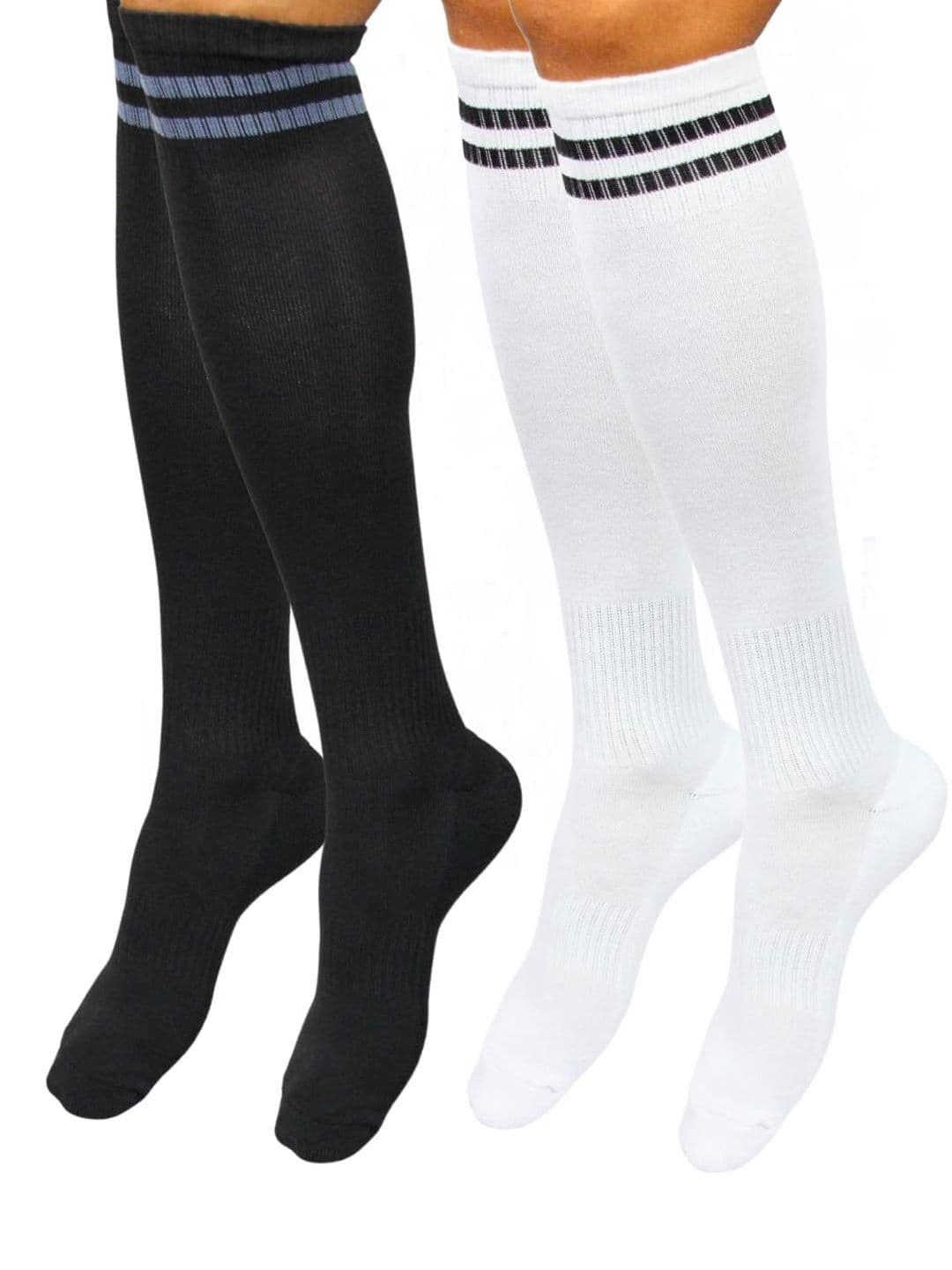 NESKA MODA Set of 2 Knee Length Cotton Socks - view 1
