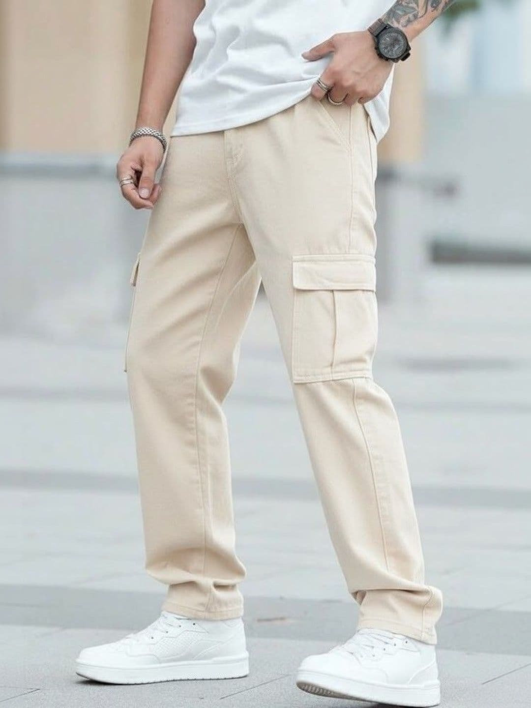 Niffar Fashion Men High-Rise Stretchable Jeans - view 1