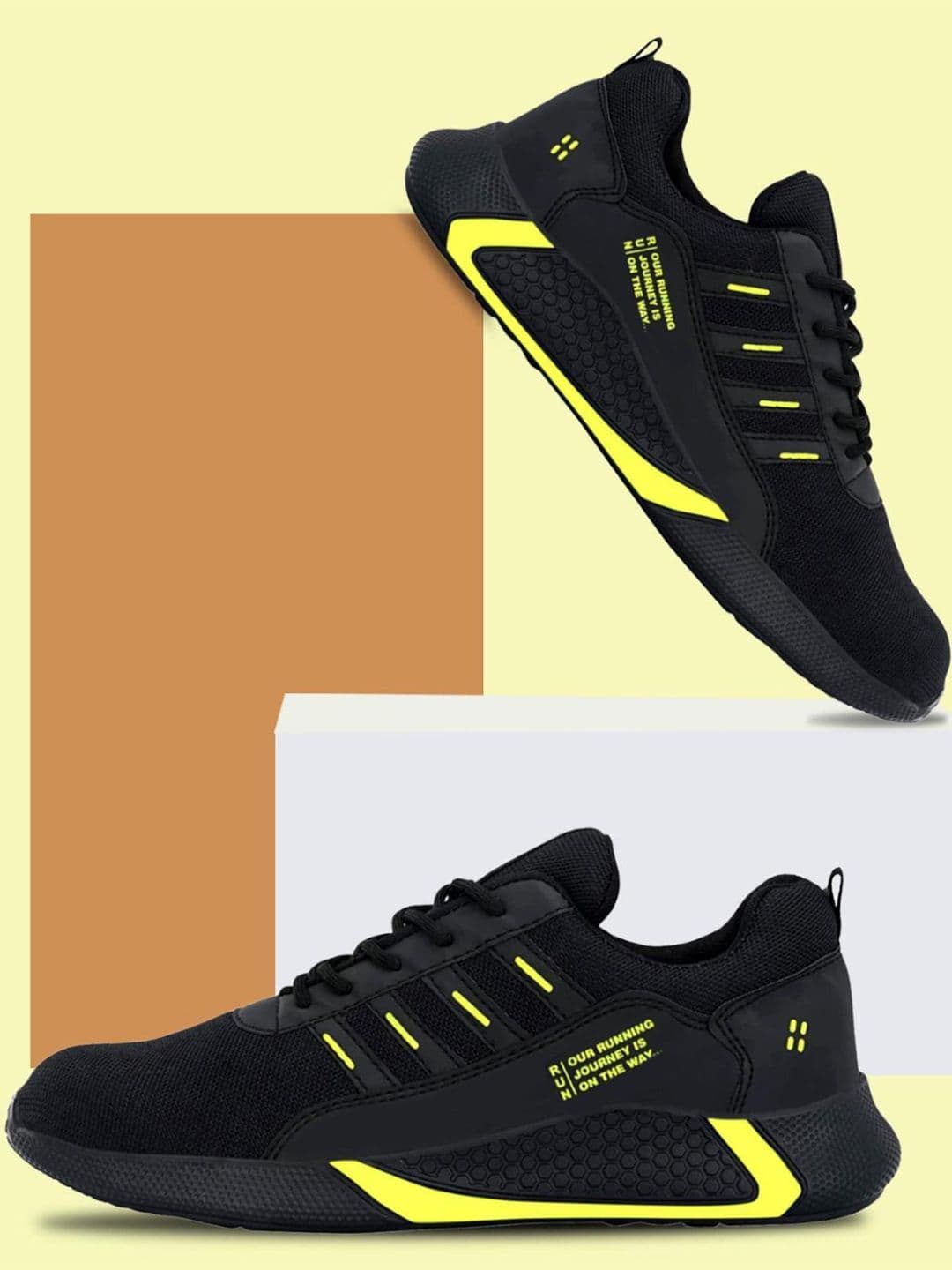 DRACKFOOT Men Mesh Running Non-Marking Shoes - view 1