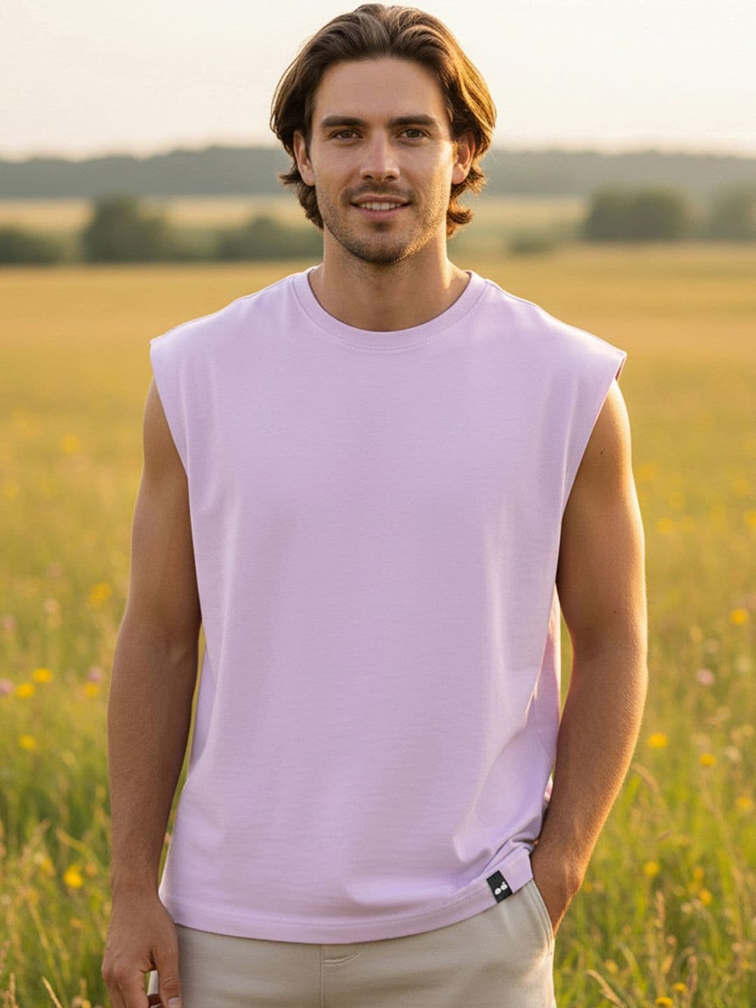Bewakoof Men Solid Boxy Cotton Innerwear Vest