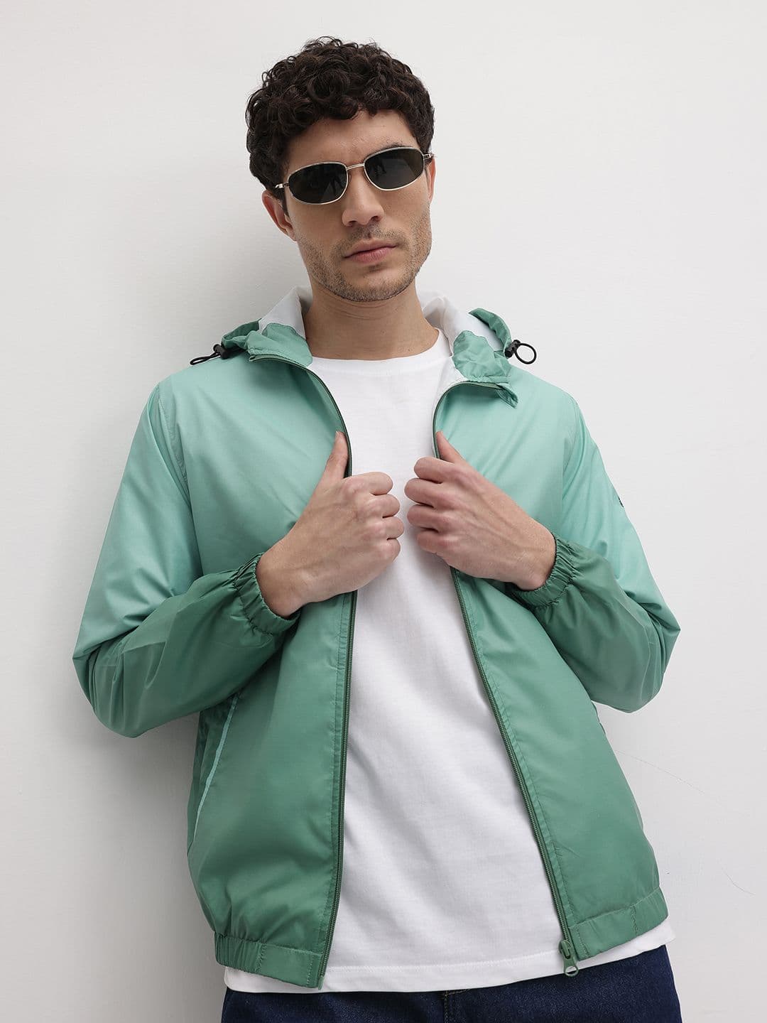 The Roadster Life Co. Ombre Dyed Hooded Tailored Jacket - view 1