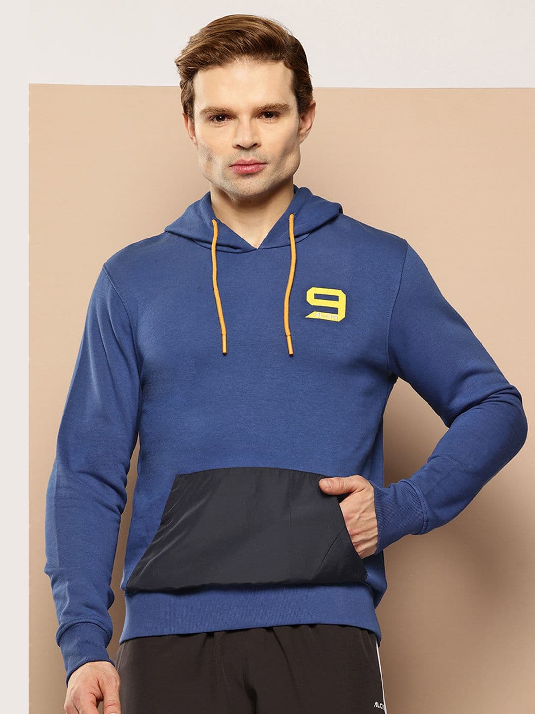 Alcis Alphanumeric Printed Hooded Sweatshirt - view 1