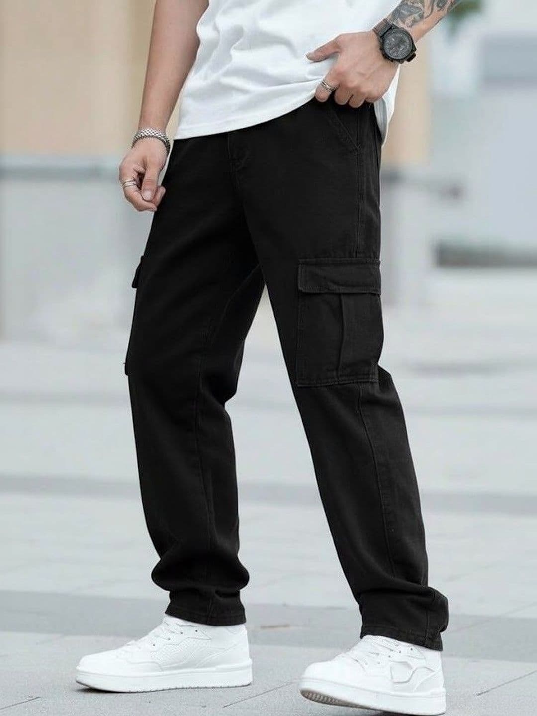 Niffar Fashion Men High-Rise Stretchable Jeans - view 1