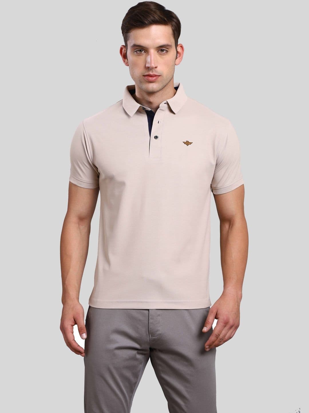STELLERS Men Brand Logo Polo Collar Anti Odour T-shirt - view 1