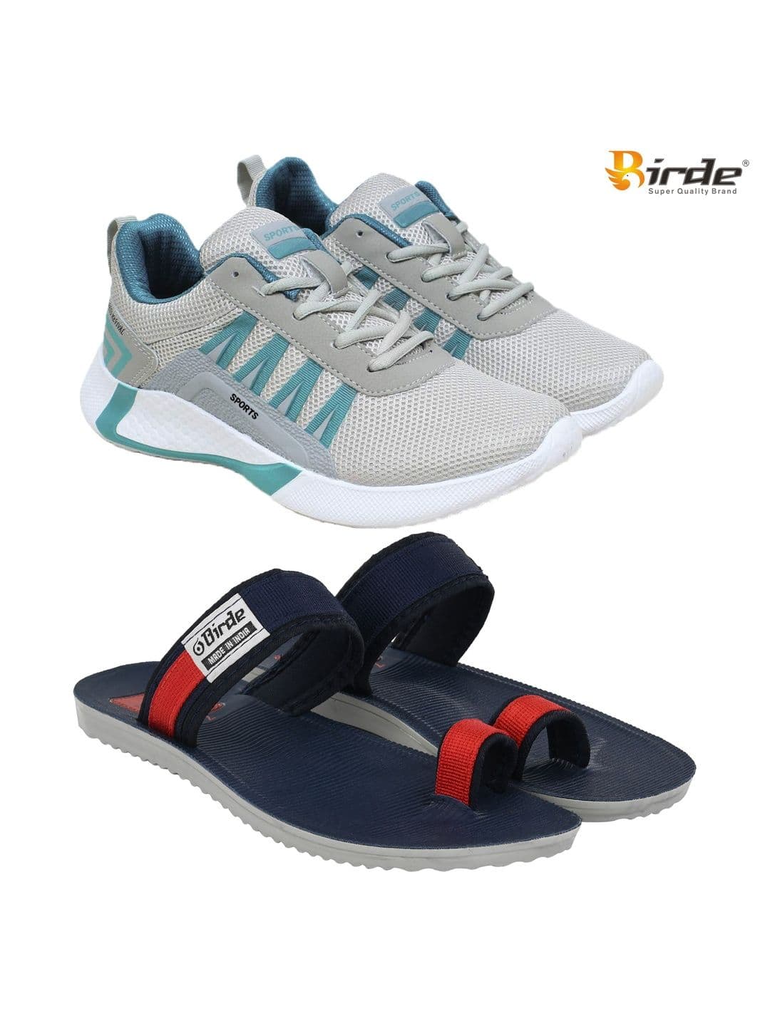 BIRDE Men Mesh Running Non-Marking Shoes - view 1