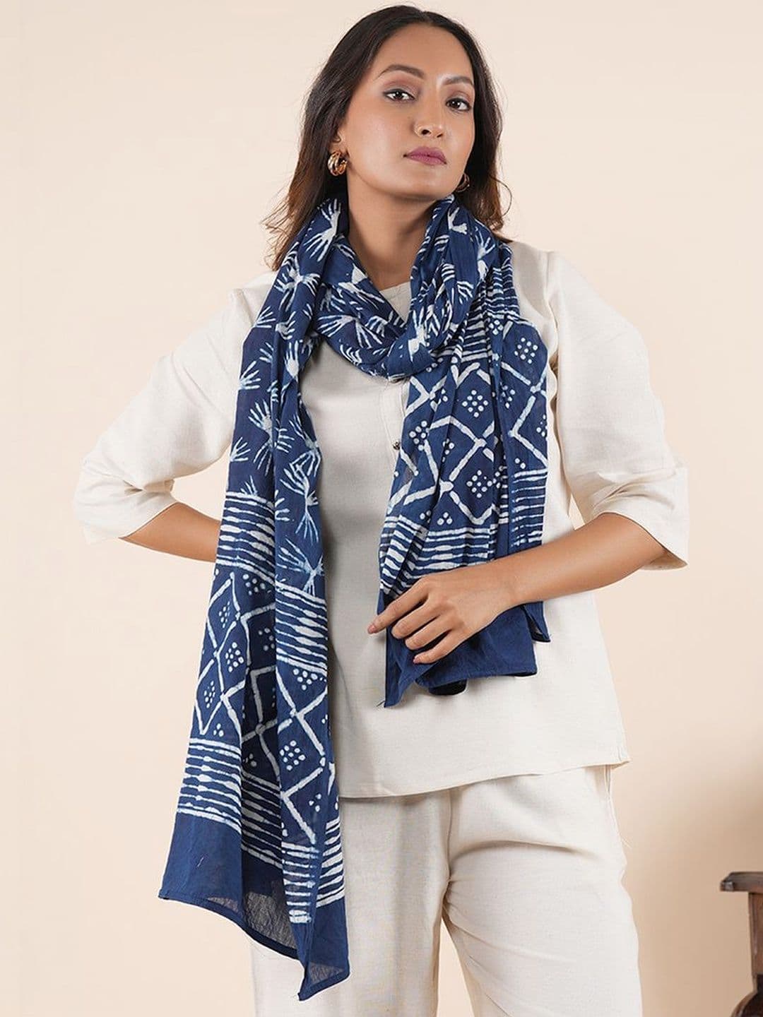 Style Shoes Ethnic Motifs Printed Pure Cotton Dupatta - view 1
