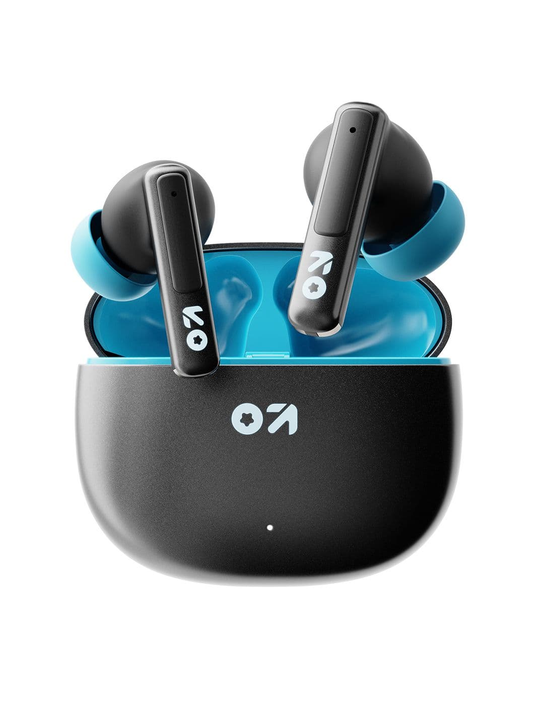 GOBOULT W60 with Zen ENC Mic, 50H Battery, Fast Charging, Pro+ Calling Bluetooth Earbuds