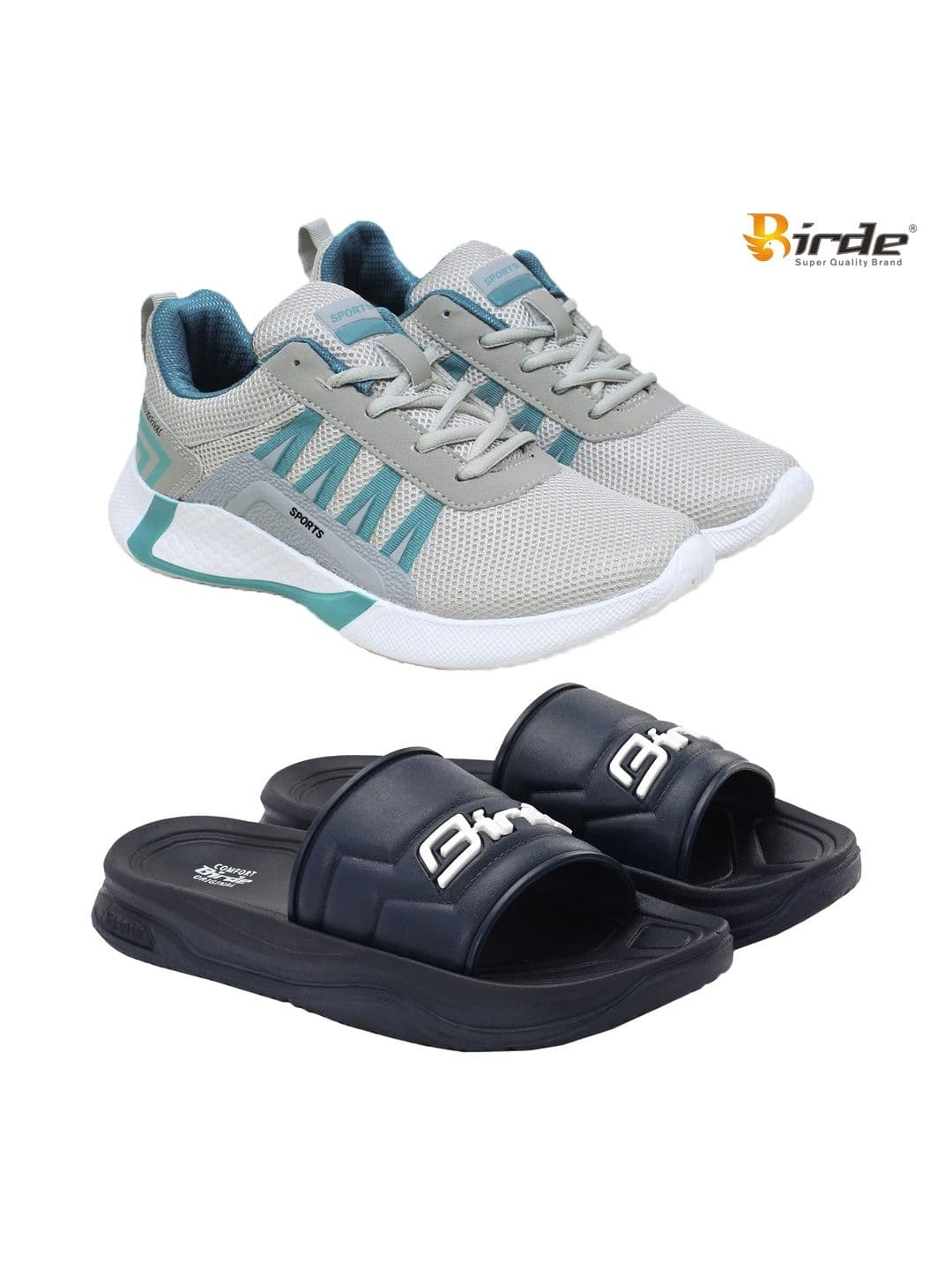 BIRDE Men Mesh Running Non-Marking Shoes - view 1