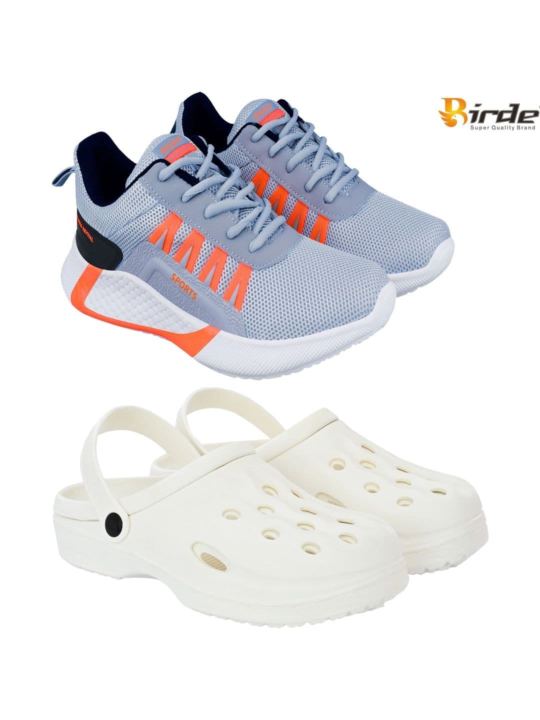 BIRDE Men Mesh Running Non-Marking Shoes - view 1