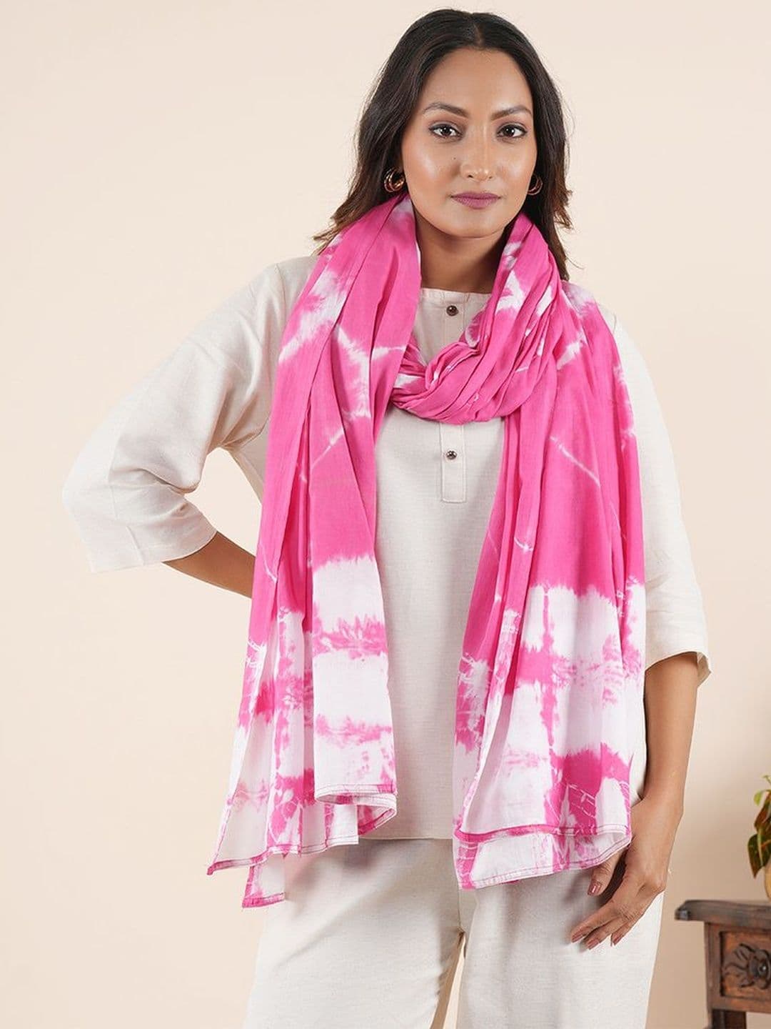 Style Shoes Abstract Printed Pure Cotton Dupatta - view 1