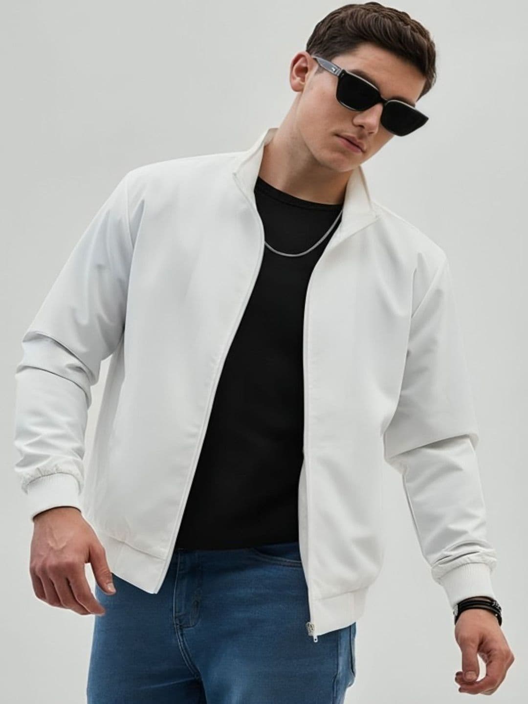THE FASHION HUB Men Lightweight Running Bomber Jacket - view 1