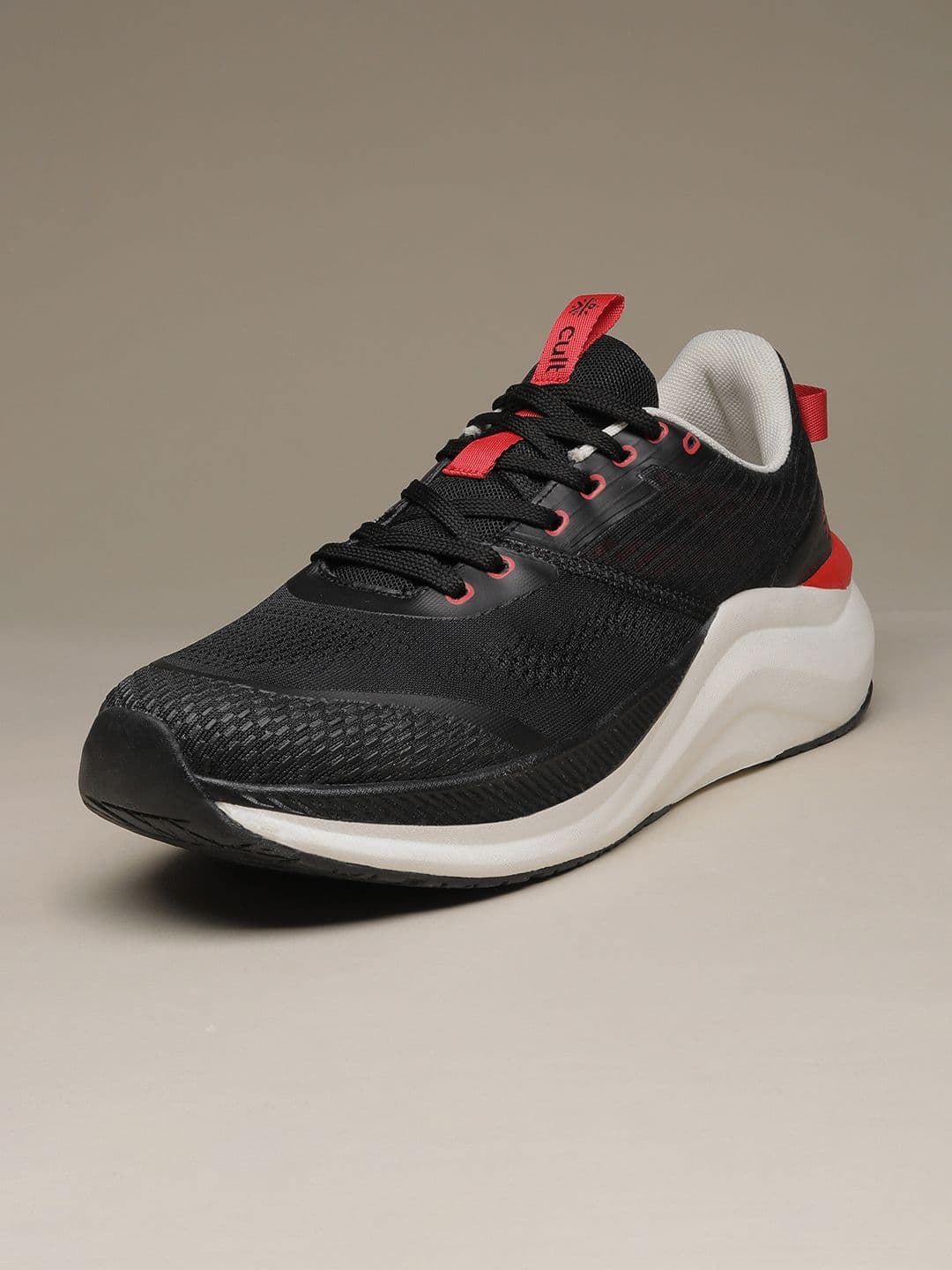 CULT Men Kairo Running Shoes - Black And Red - view 1