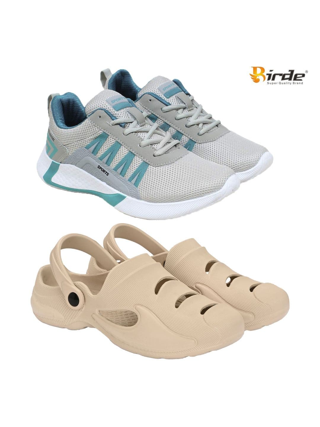 BIRDE Men Mesh Running Non-Marking Shoes - view 1