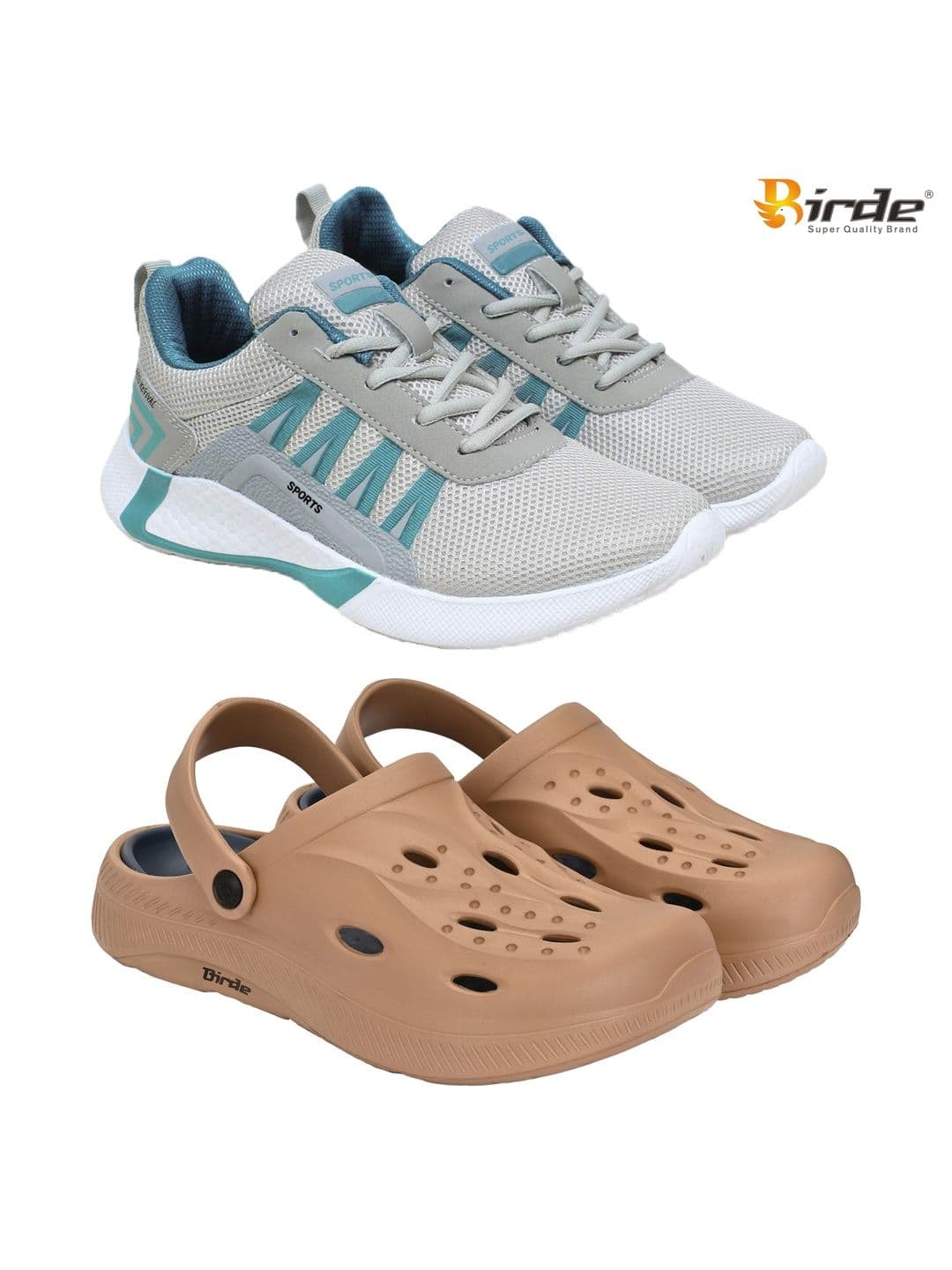 BIRDE Men Mesh Running Non-Marking Shoes - view 1