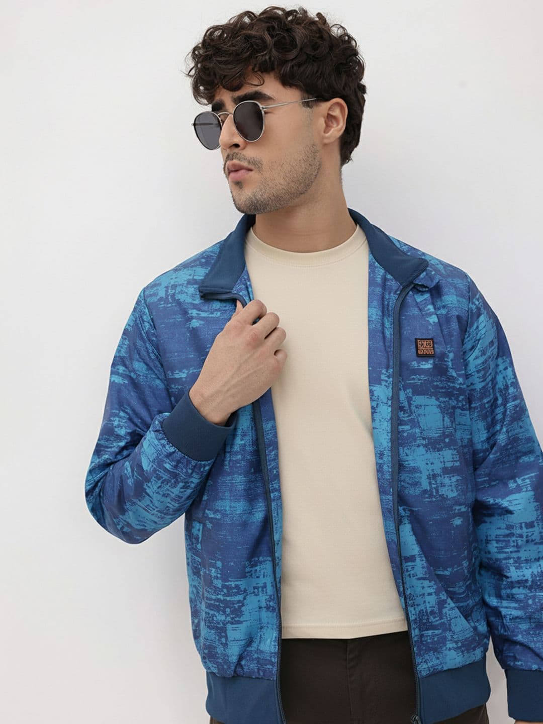 The Roadster Life Co. Abstract Printed Jacket - view 1