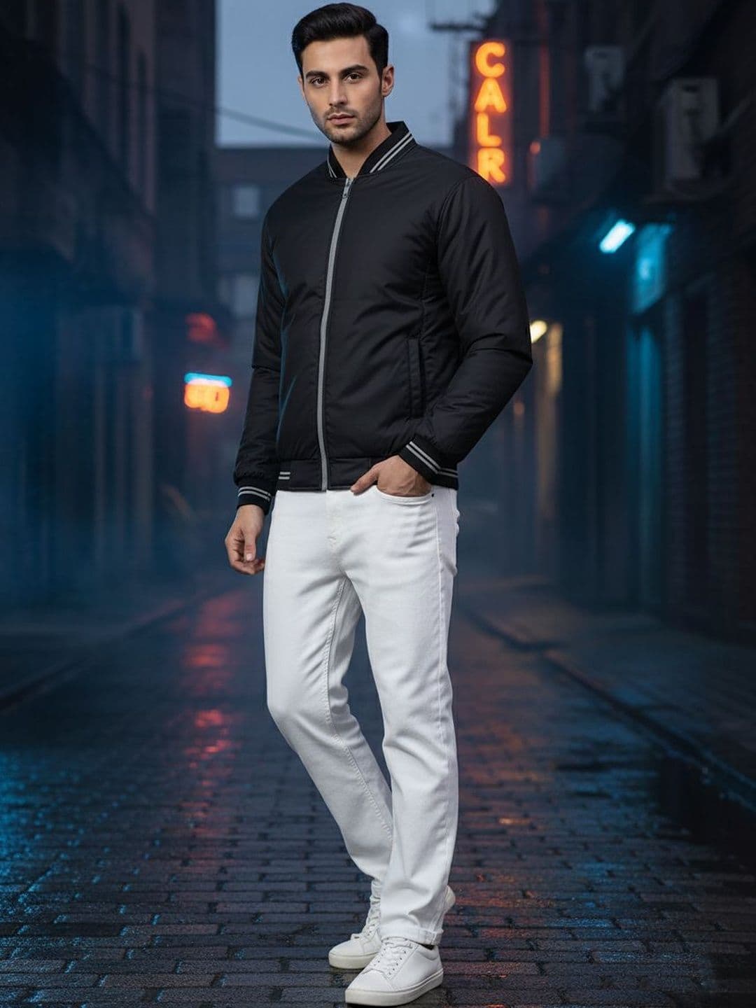 Adobe Men Lightweight Bomber Jacket - view 1