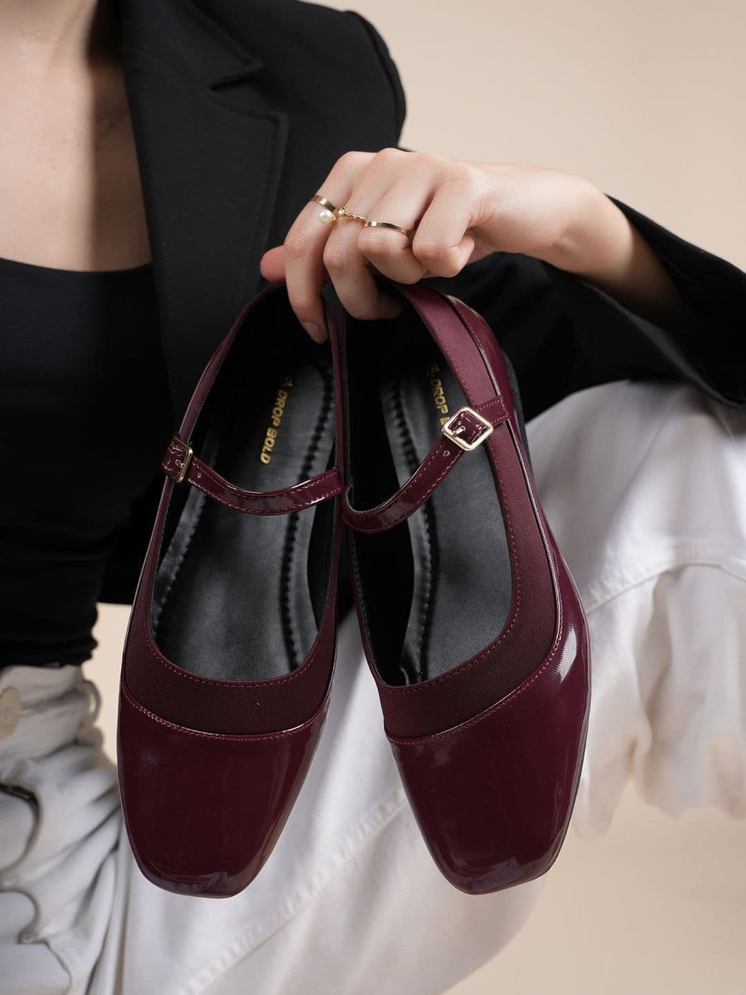 DROP BOLD Women Buckles Ballerinas - view 1
