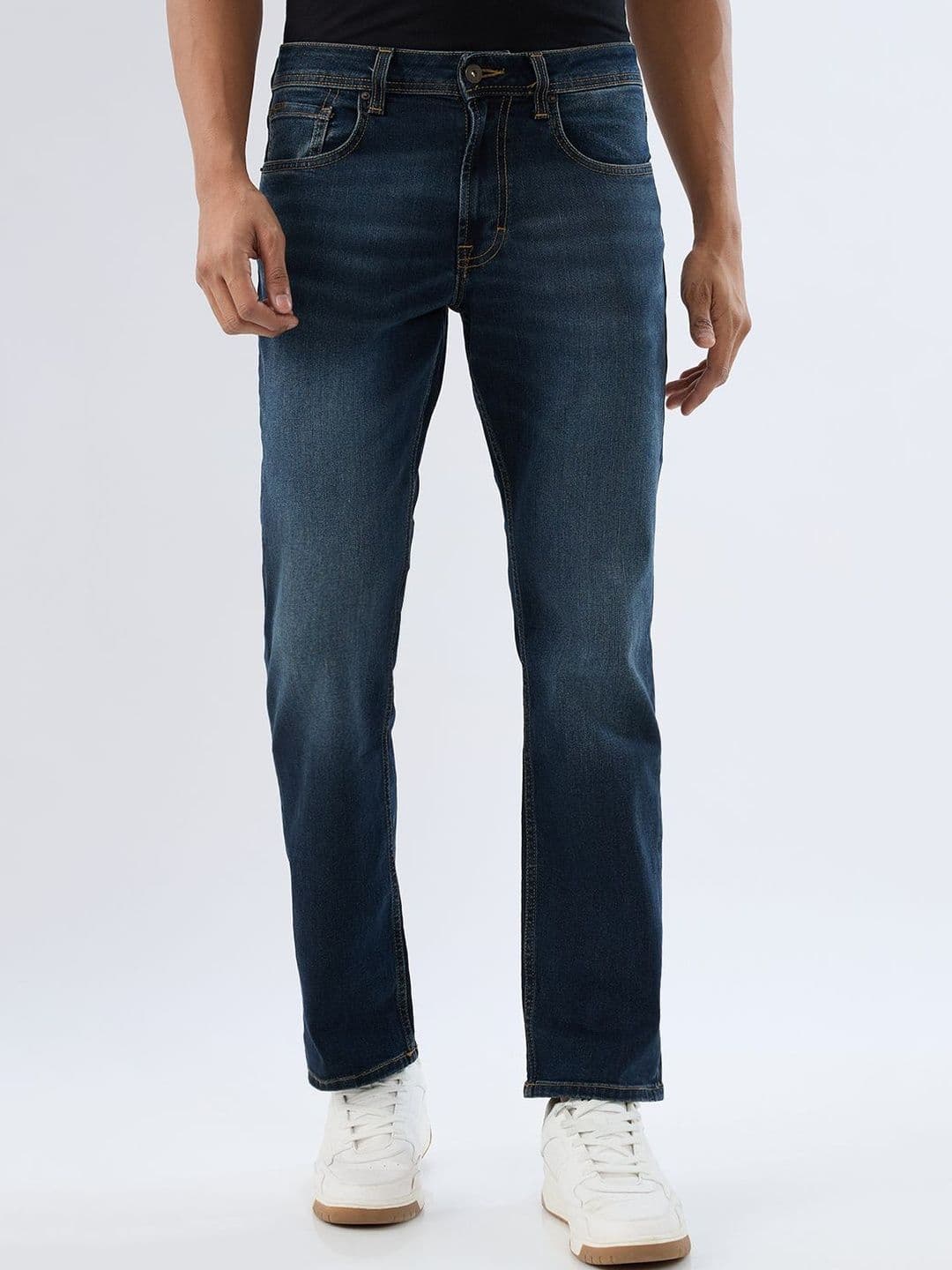 SPYKAR Men Cotton Relaxed Fit Jeans - view 1