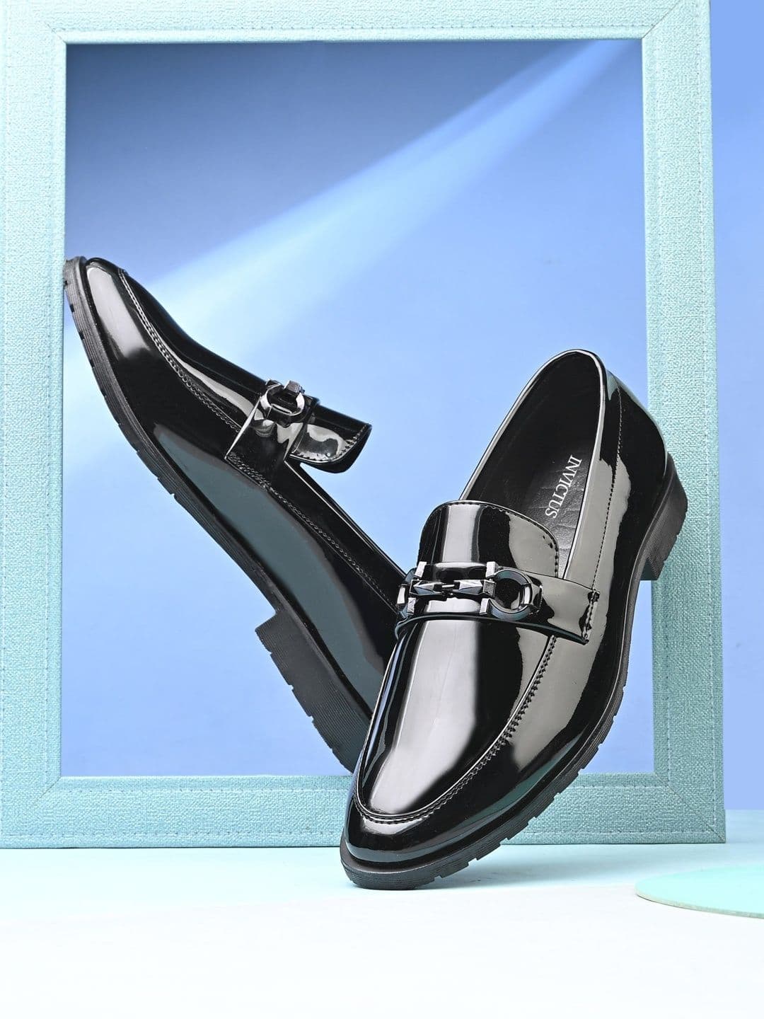 INVICTUS Round Toe Loafers Formal Shoes - view 1