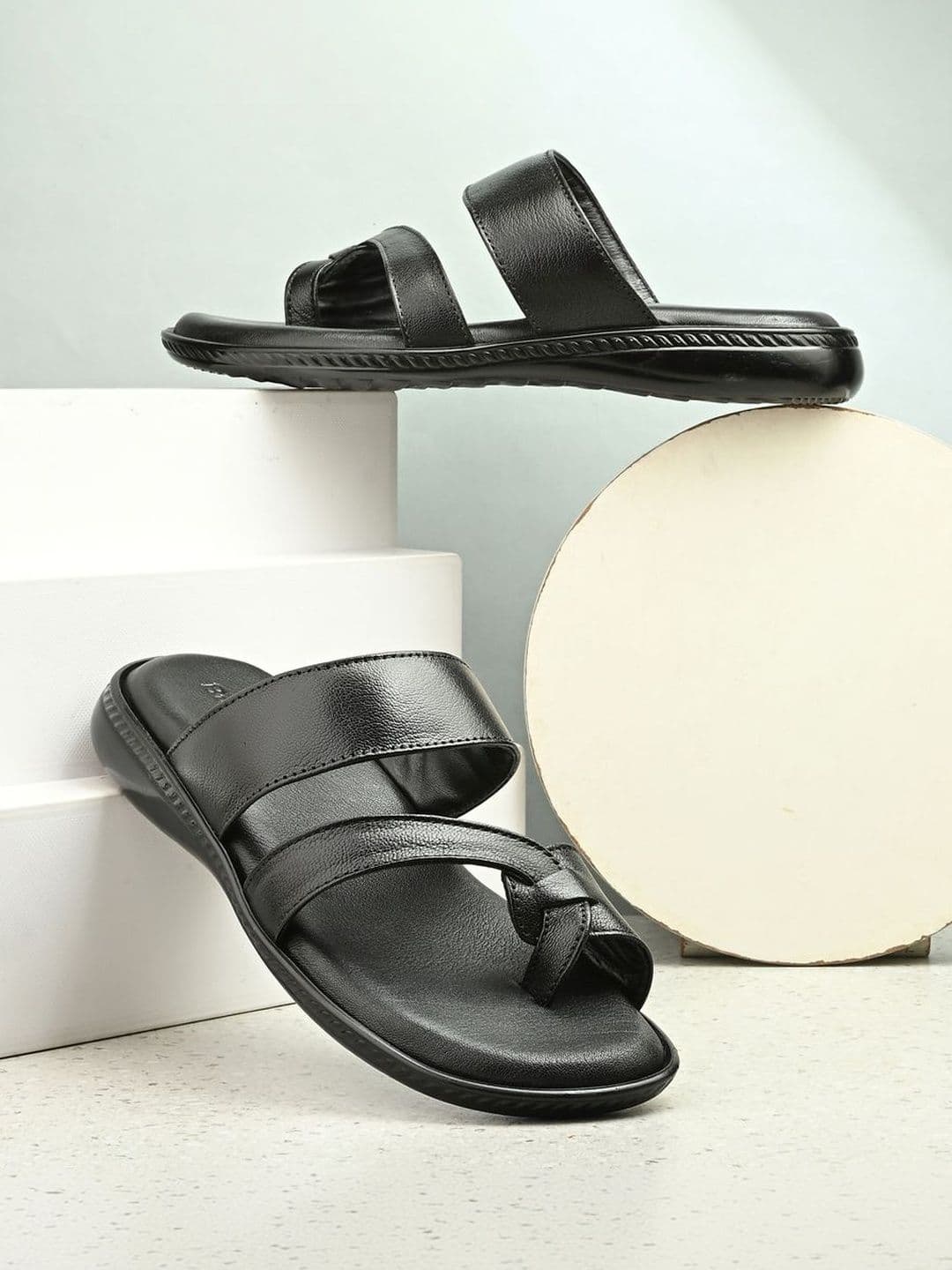 Burwood Men's Leather Slippers - view 1