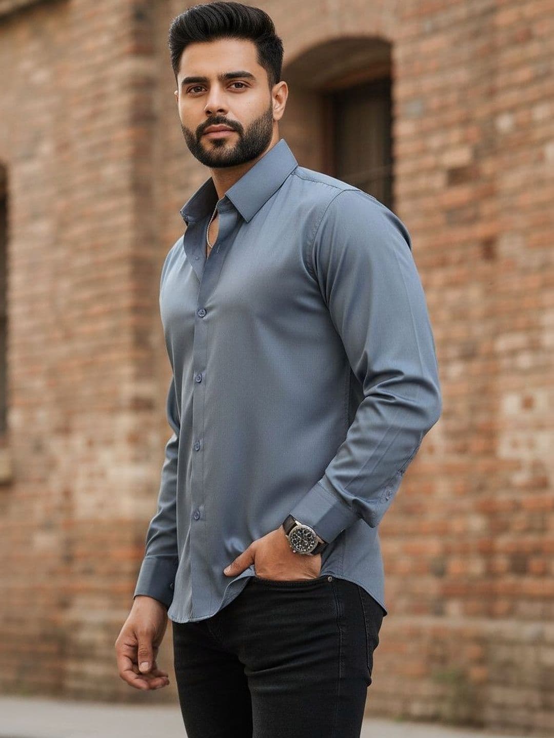 RICH STAG Men Comfort Casual Shirt - view 1