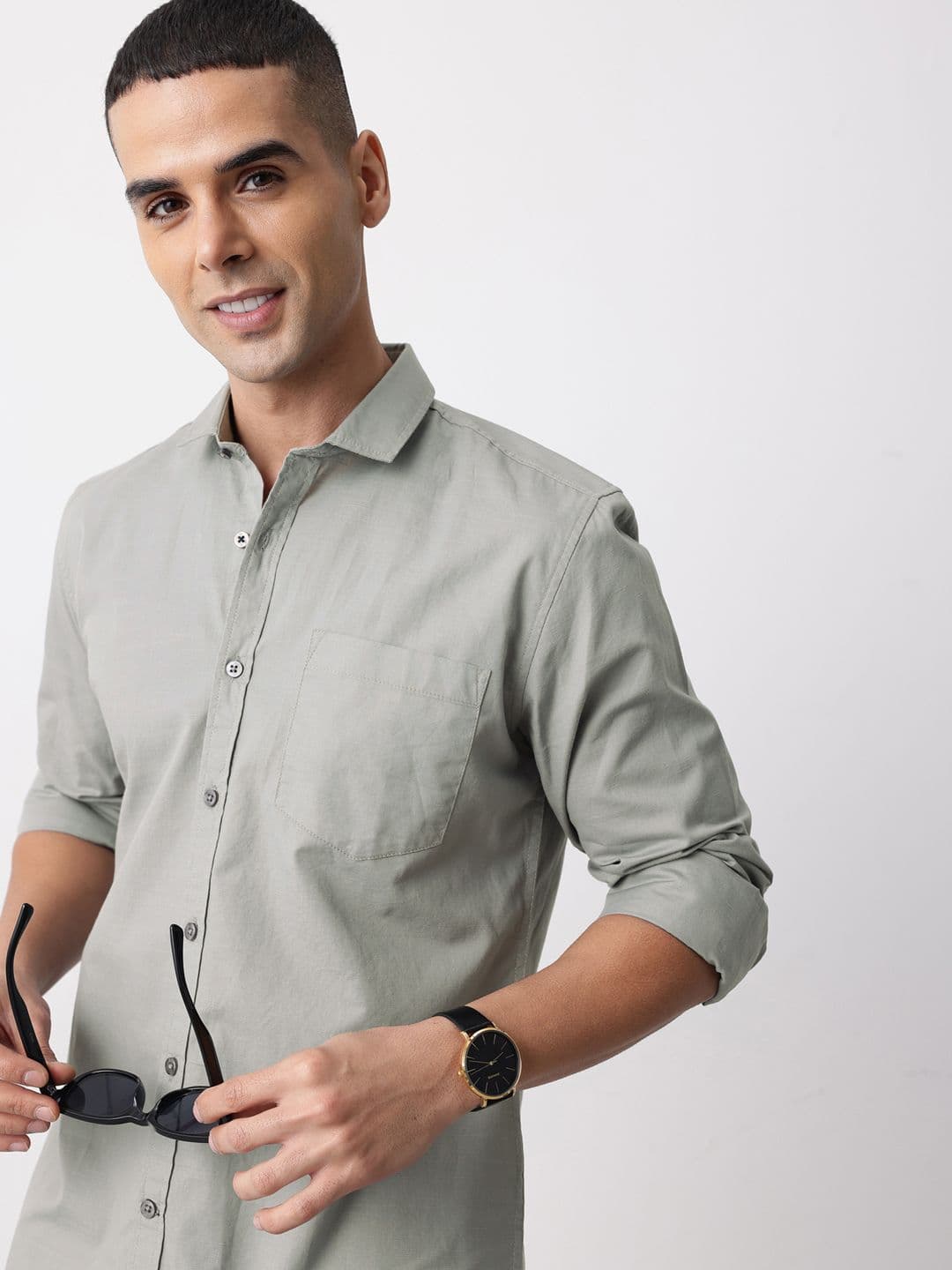 Mast & Harbour Pure Cotton Casual Shirt - view 1