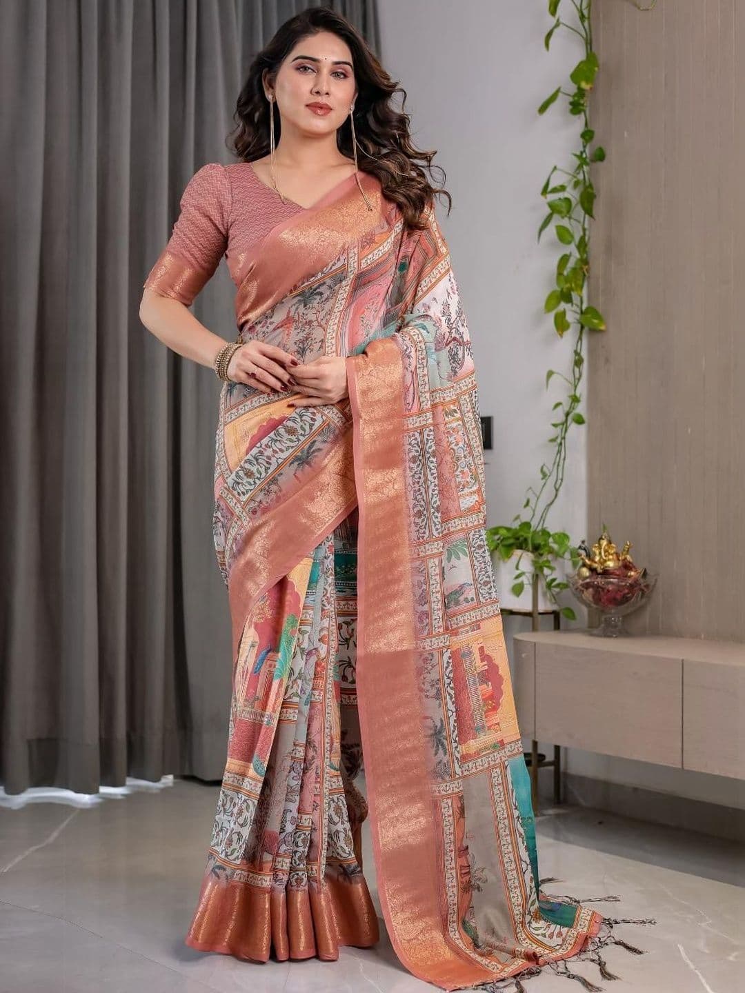 HERE&NOW Ethnic Motifs Designer Saree - view 1