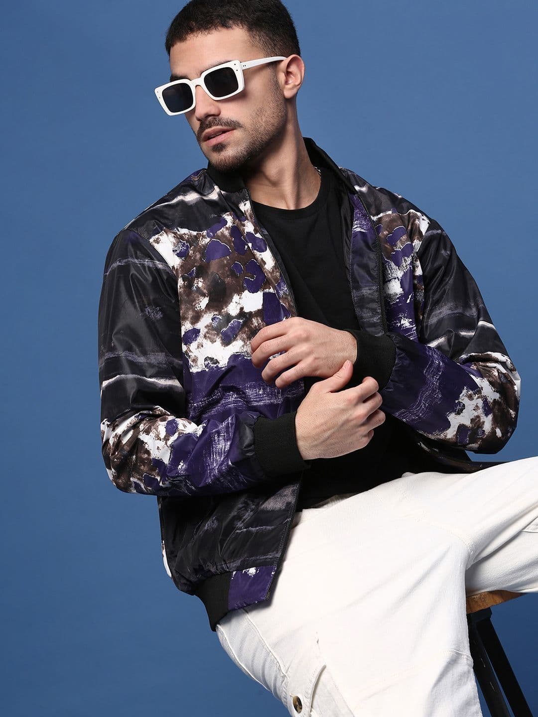 SHOWOFFFF Men Lightweight Bomber Jacket - view 1