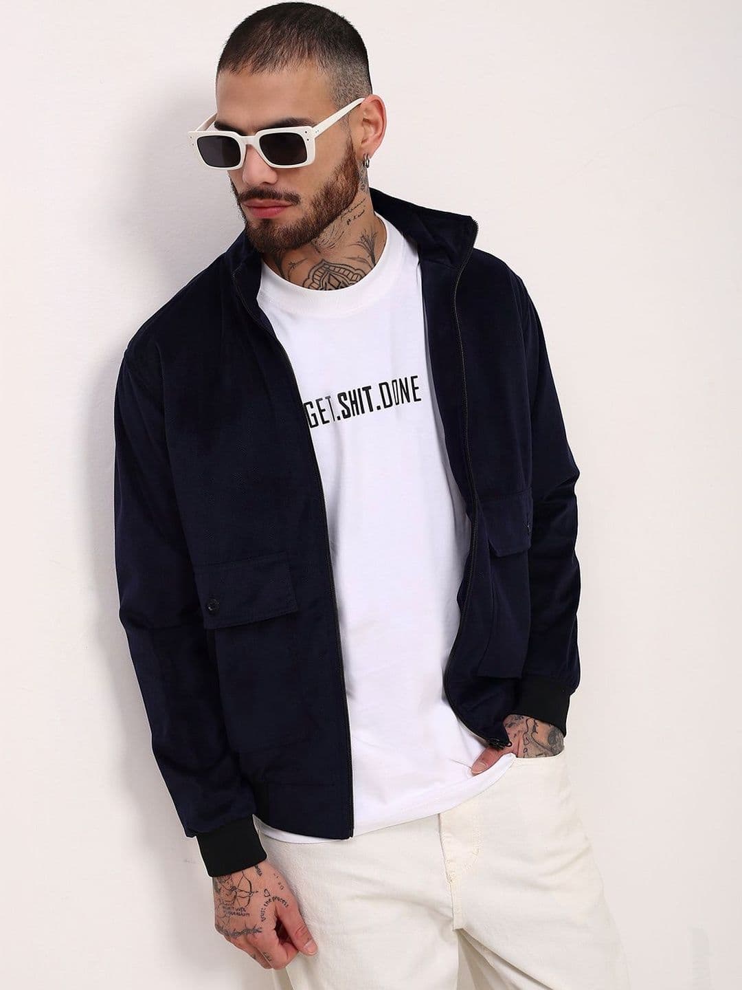 SHOWOFFFF Men Windcheater Bomber Jacket - view 1